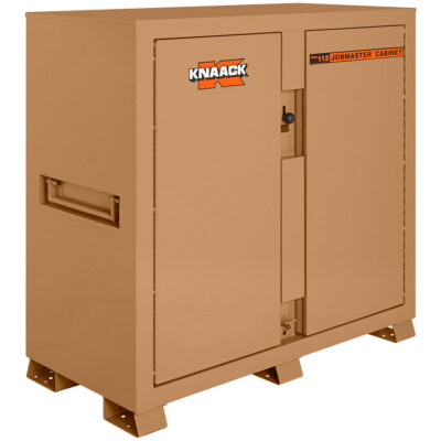 Armoire de chantier modèle 112 avec cadenas, Acier, 54,9 pi³, Havane