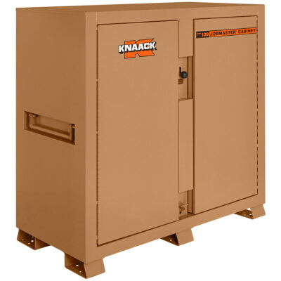 Armoire de chantier modèle 139 avec cadenas, Acier, 59,4 pi³, Havane