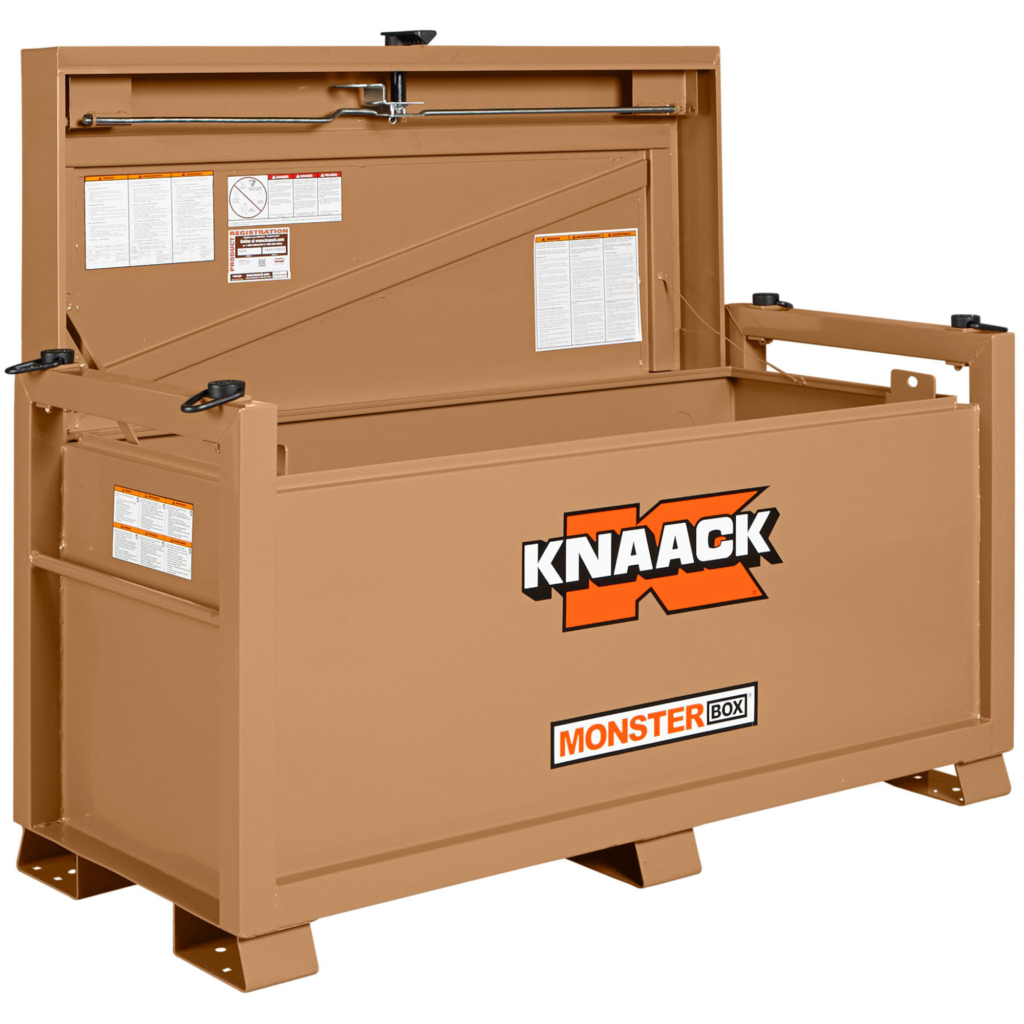 Coffre Monster BoxMC, 66" x 30" x 36", Acier, Beige