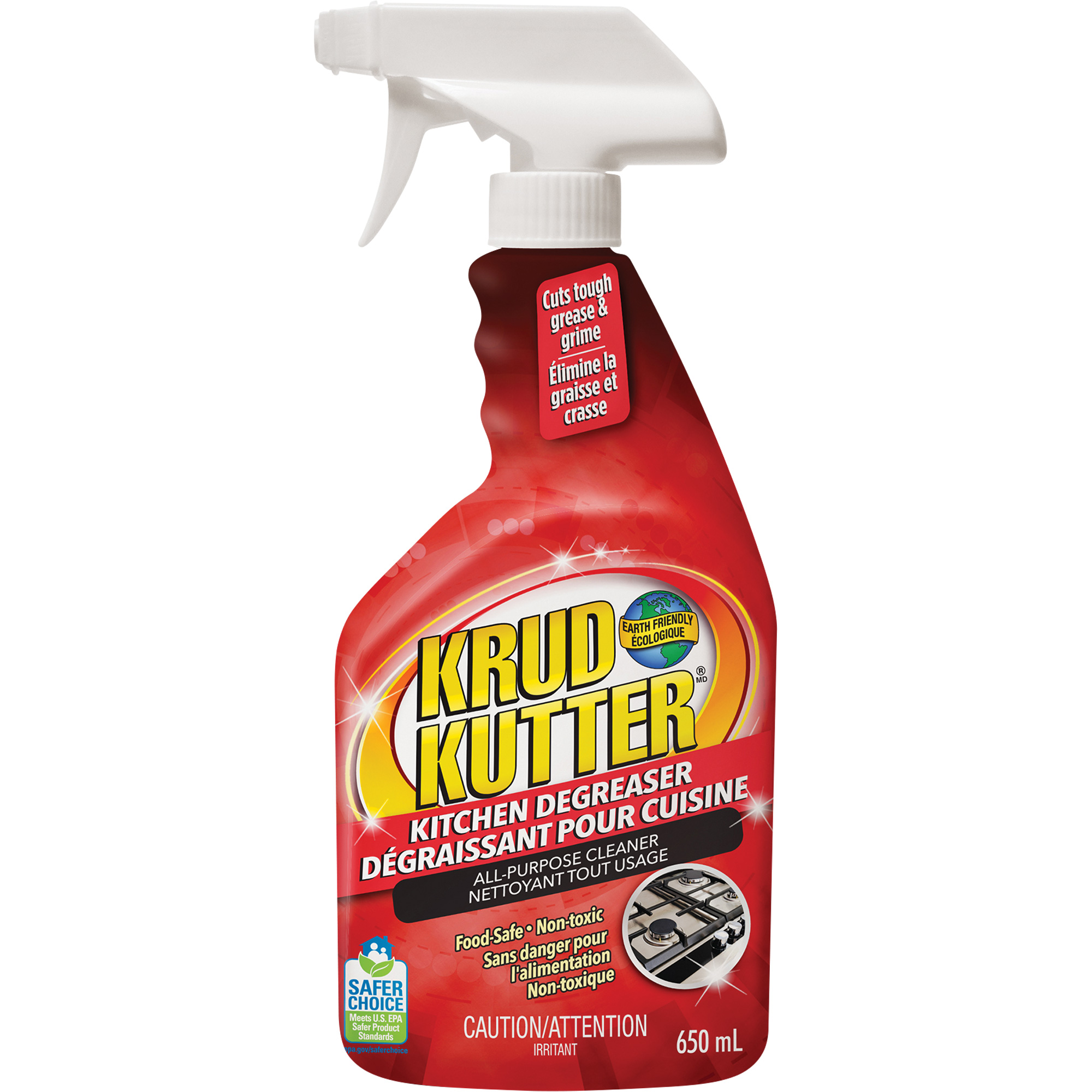 Dégraisseur de cuisine, 650 ml, Bouteille à gâchette