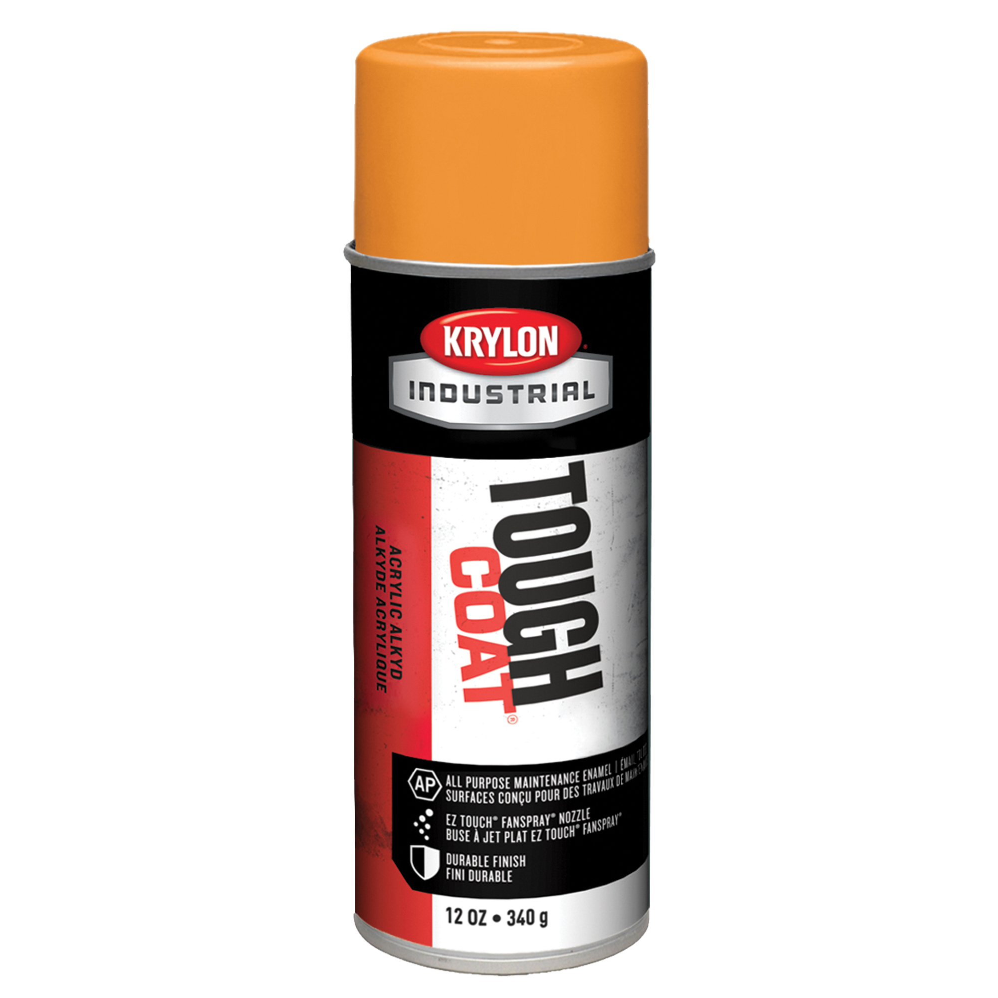 Émail acrylique à l'alkyde Tough CoatMD, Orange équipement OSHA, Brillant, 12 oz, Canette aérosol