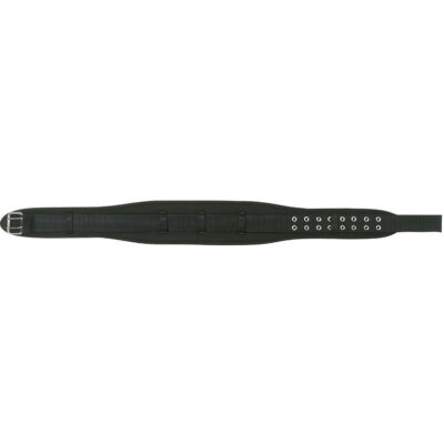 Ceinture de confort matelassée de 5" de largeur, Toile, Noir