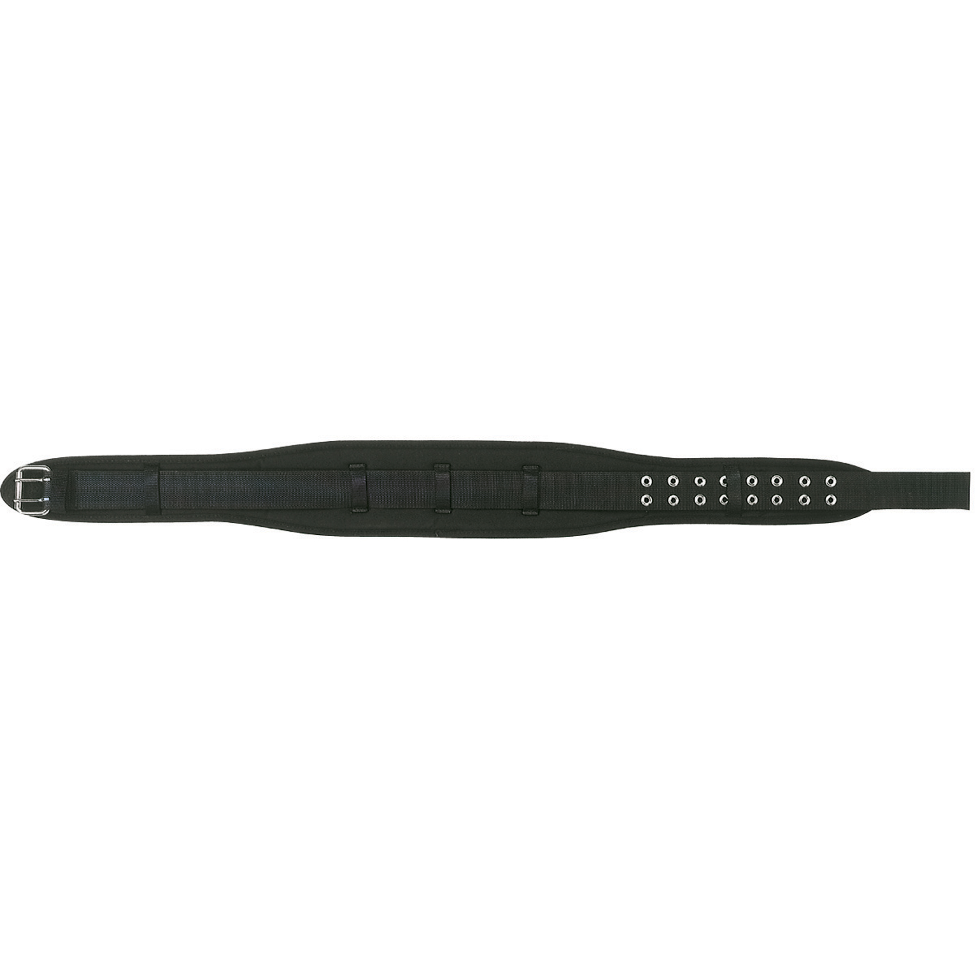 Ceinture de confort matelassée de 5" de largeur, Toile, Noir
