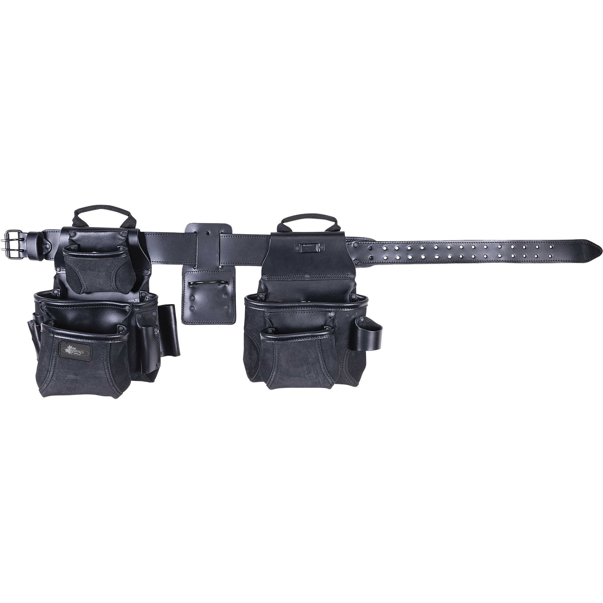Ensemble de tabliers robustes Phantom 4 morceaux, Cuir, Noir