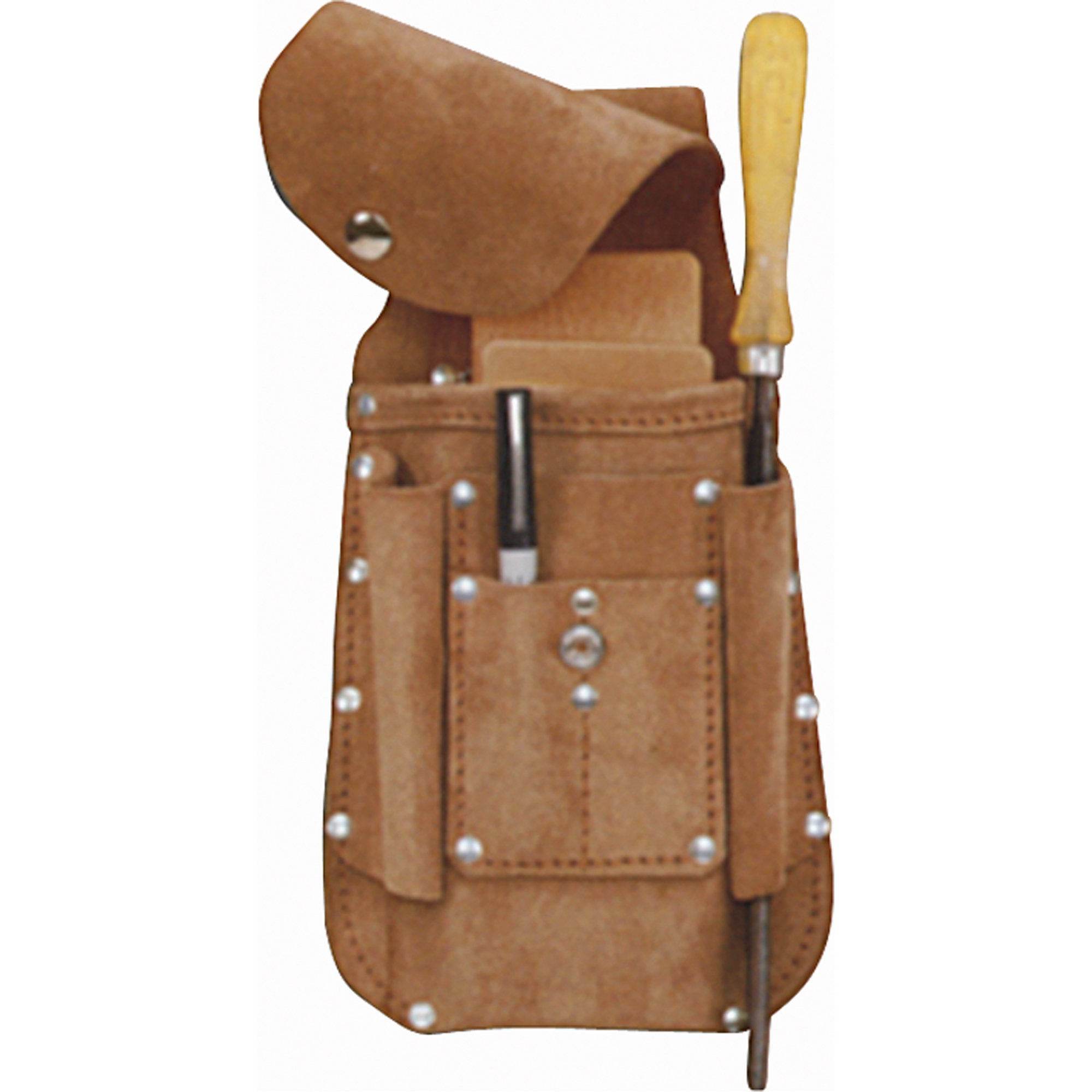 Étui porte-outils pour abatteurs, Porte-outil multiple, Cuir, 23 Poches