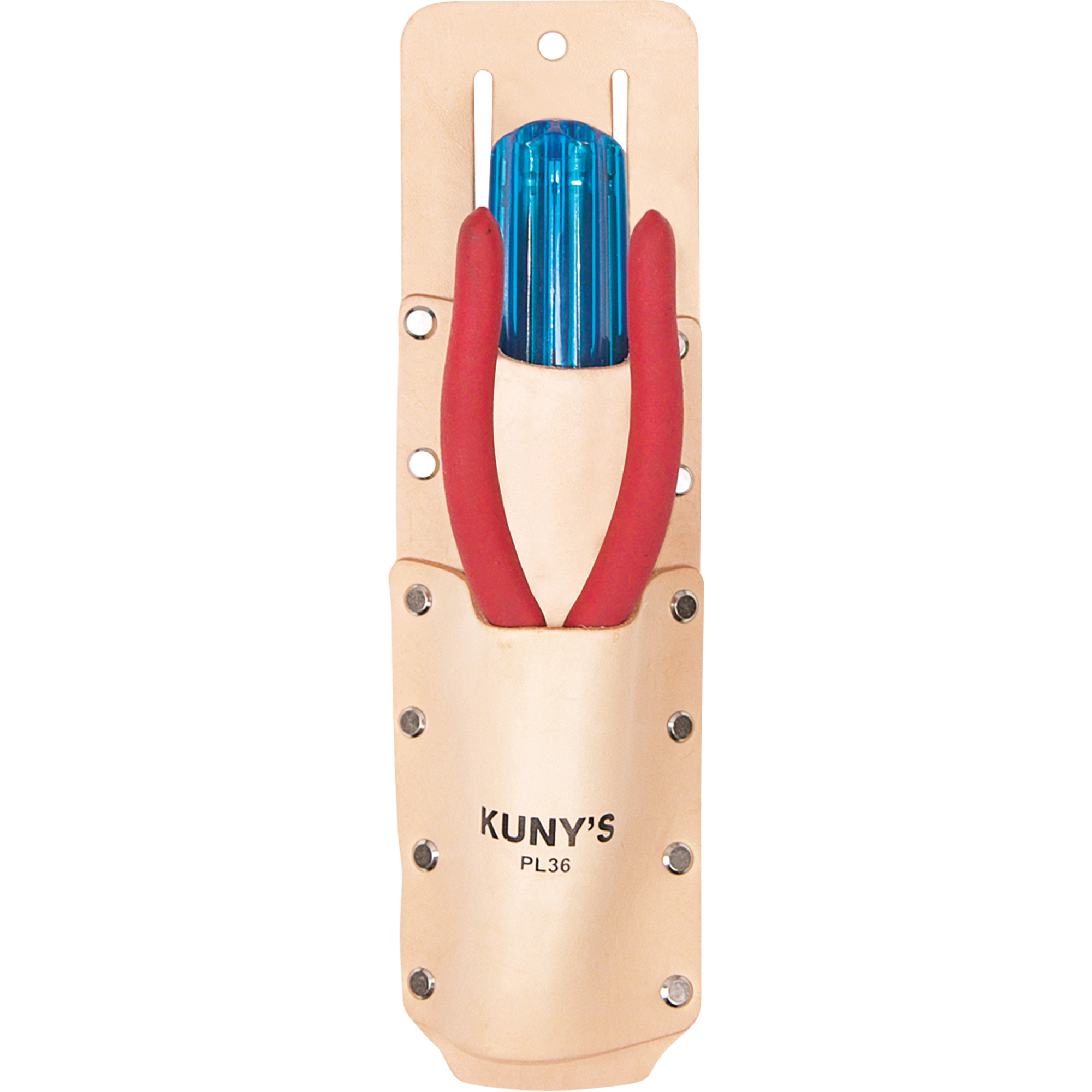 Étui pour clés et outils, Porte-outil, Cuir, 2 Poches