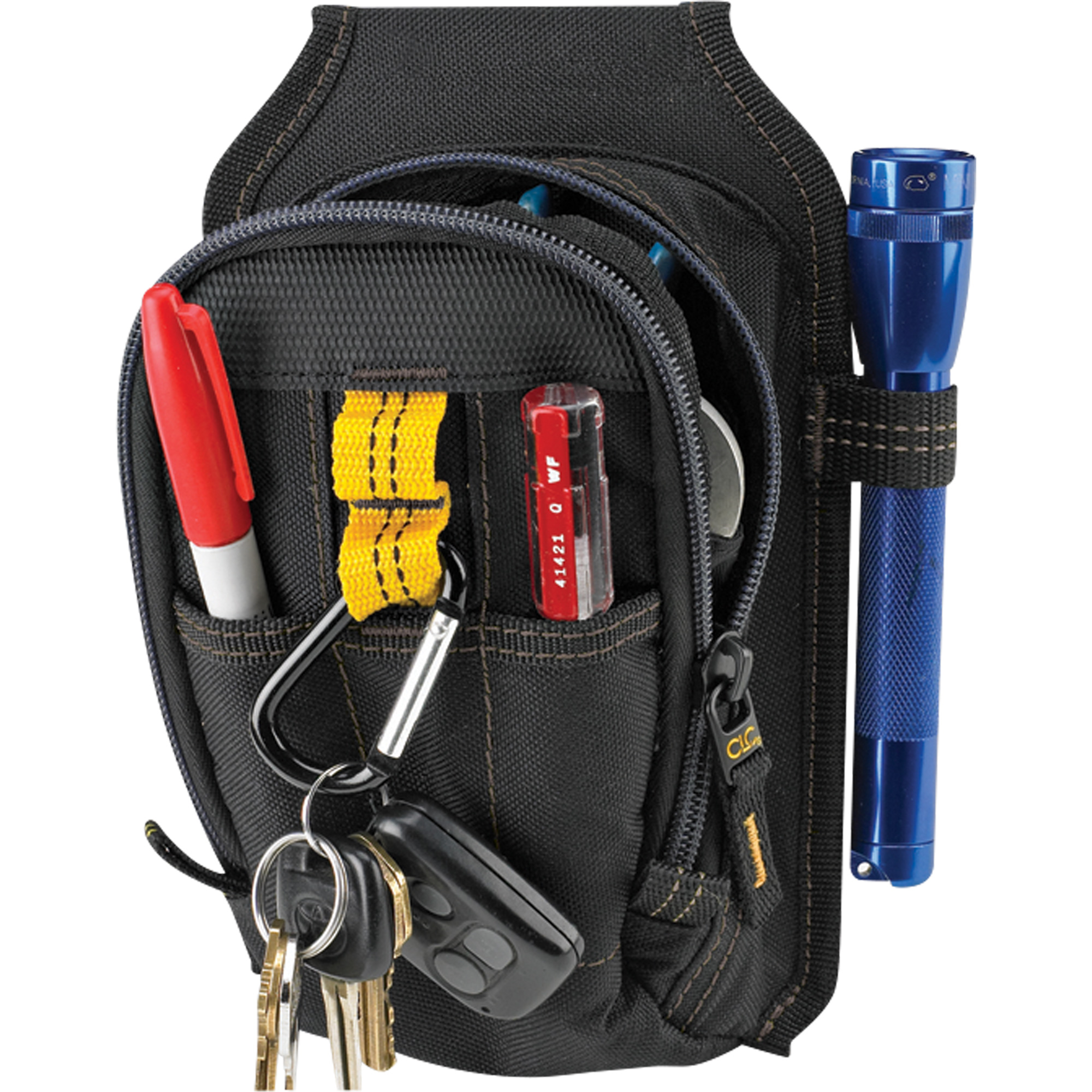 Petite poche à outils, Porte-outil multiple, Polyester, 9 Poches