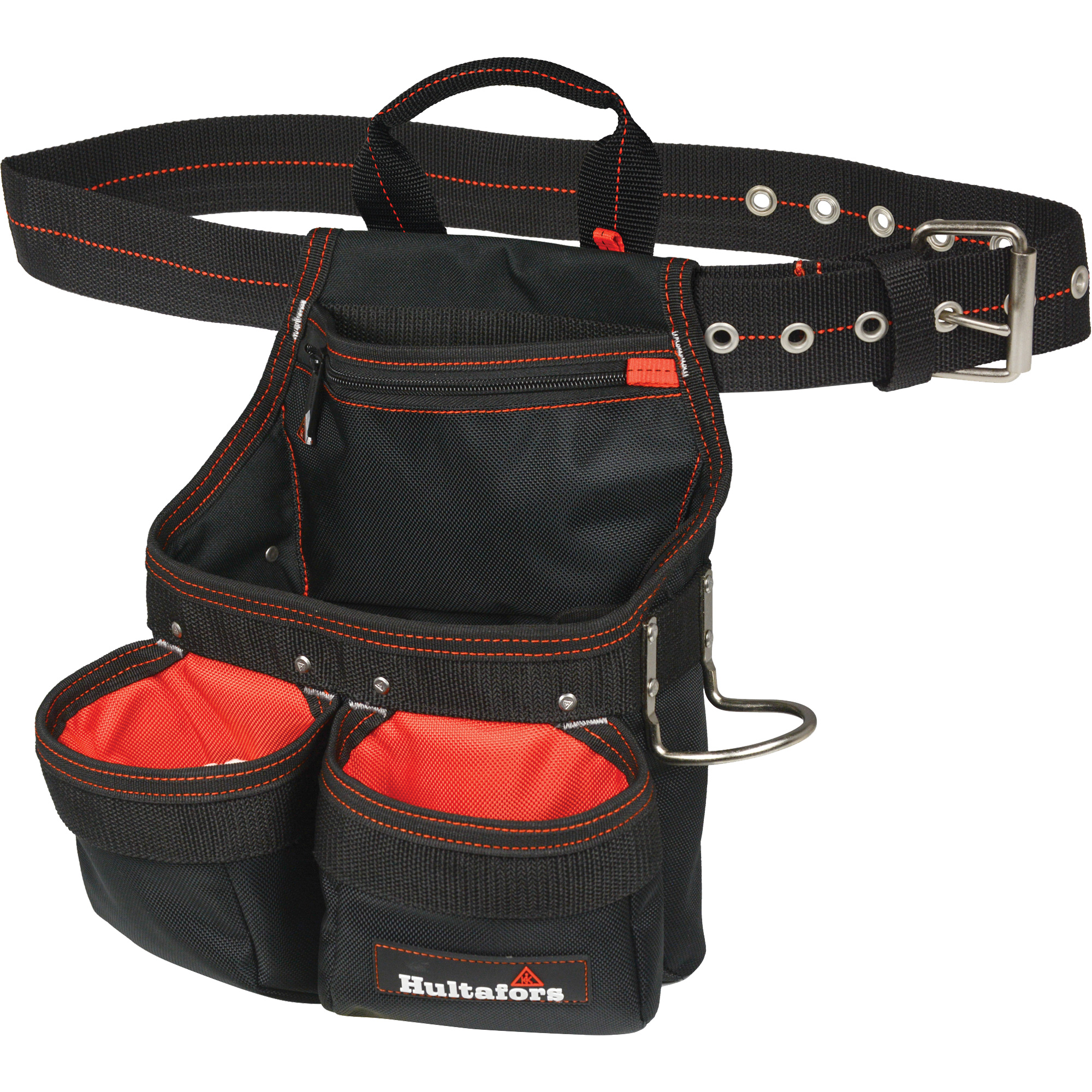 Sac à clous et outils de charpentier, Polyester balistique, Noir