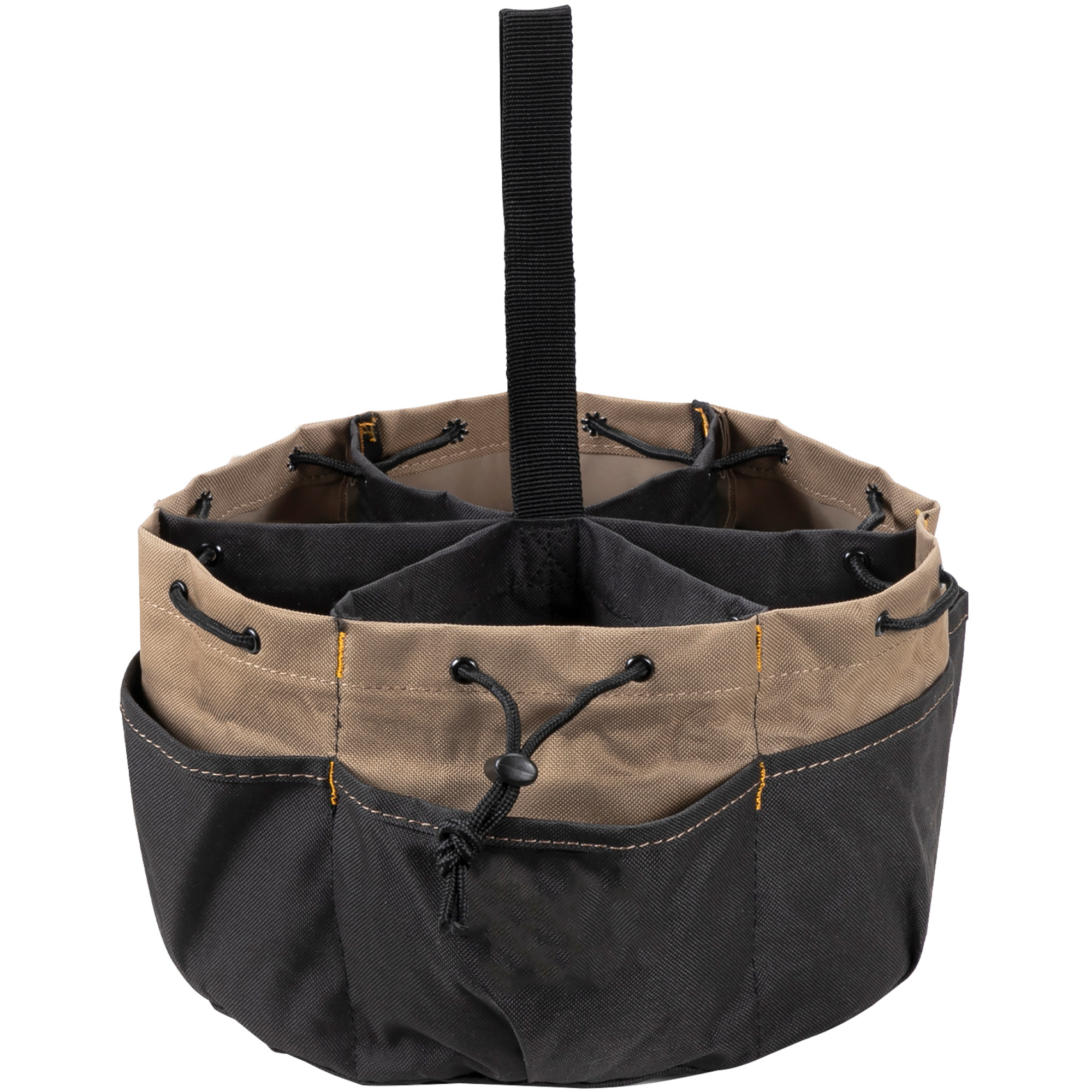 Sac à outils BUCKETBAGMC, Polyester, 18 pochettes, Noir