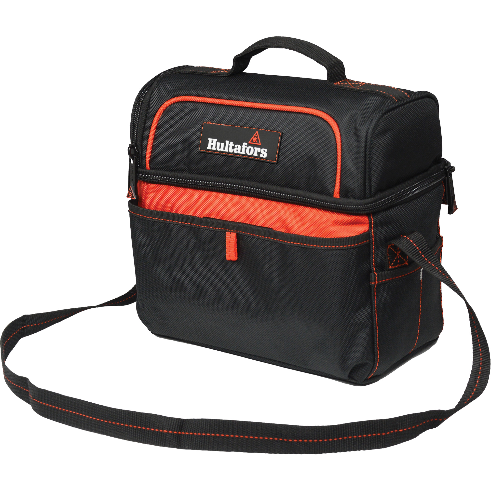 Sac à outils et glacière de 11", Polyester balistique, Noir/Rouge