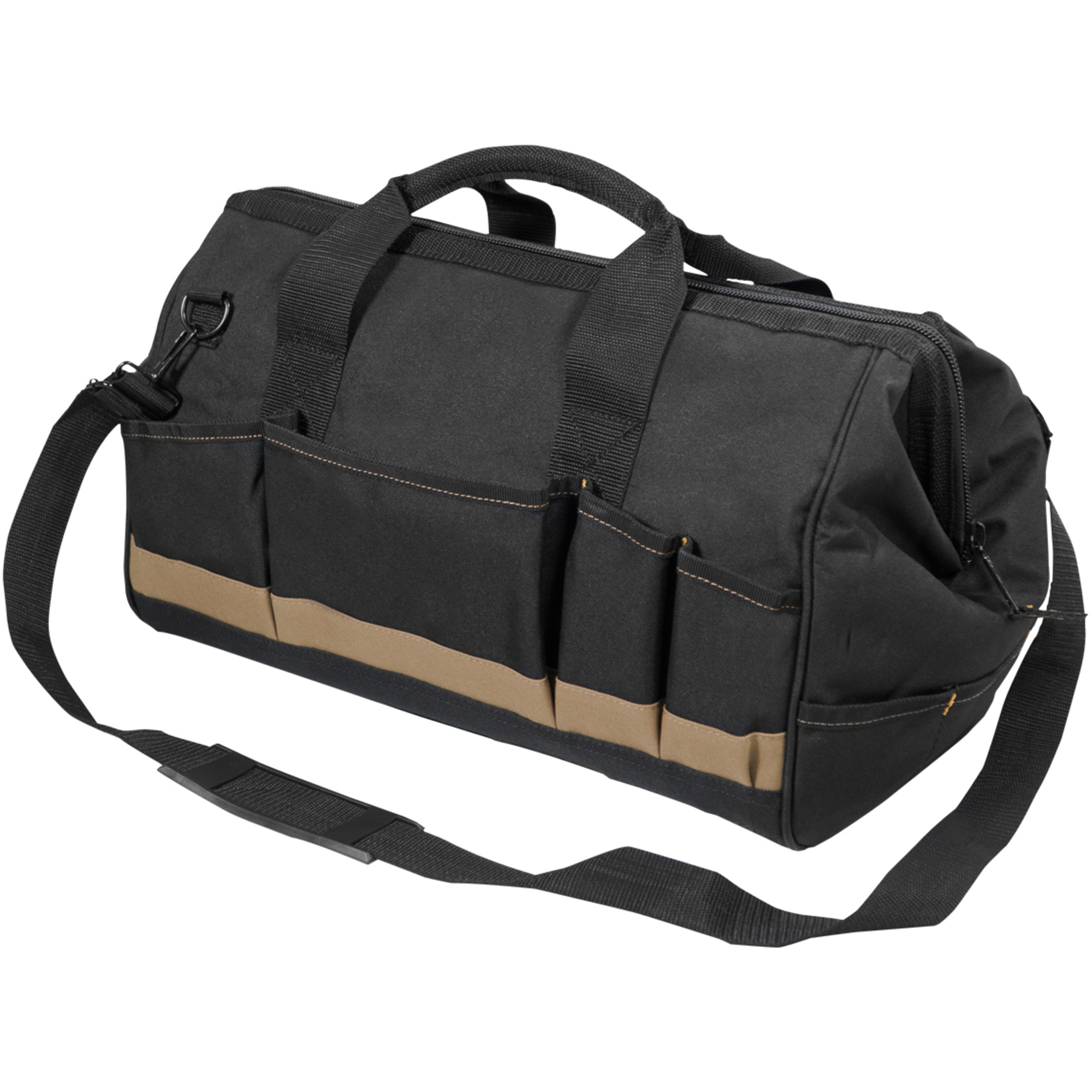 Sac à outils MEGAMOUTHMC, Polyester, 25 pochettes, Noir