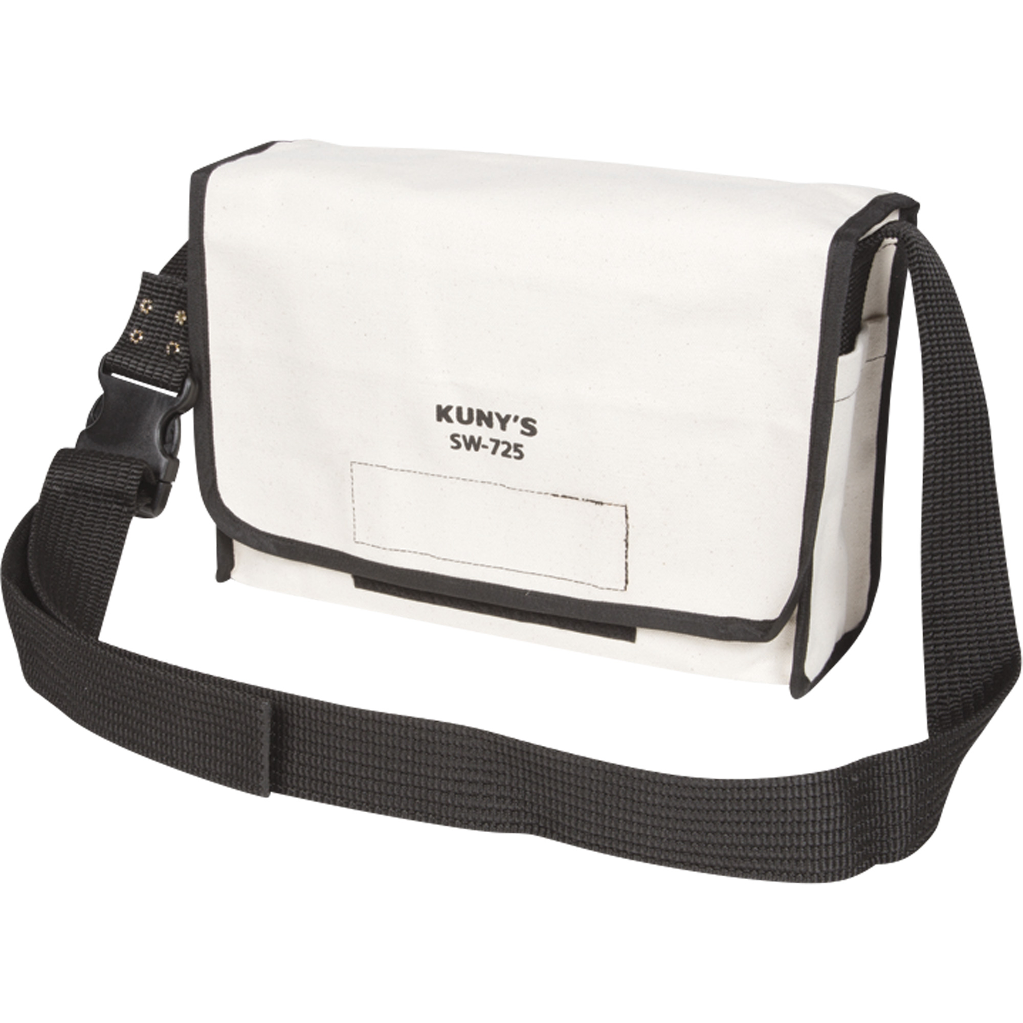 Sac messager, Toile, 1 pochettes, Blanc