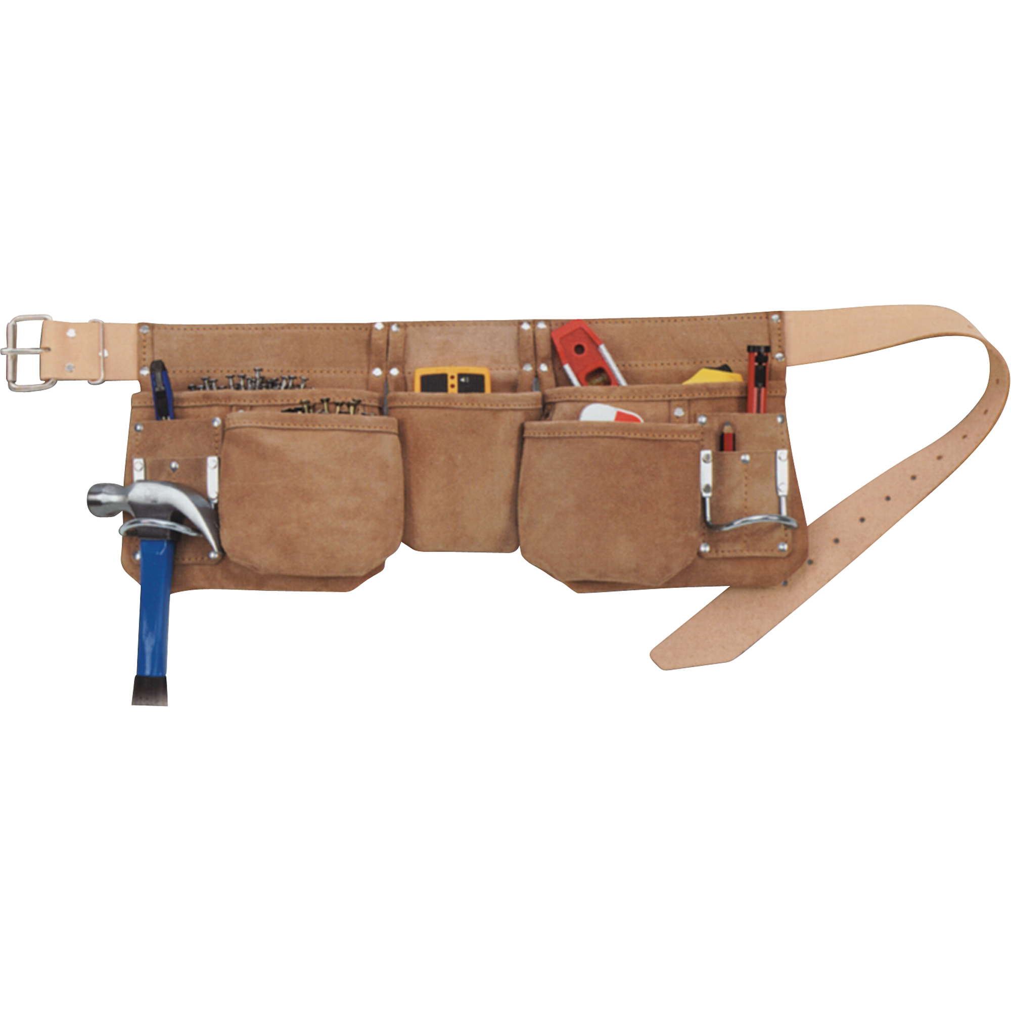 Tabliers de compagnon menuisier, Cuir, Havane