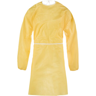 Blouse ChemMaxMD 1, Taille unique, Jaune, Polyéthylène/Polypropylène