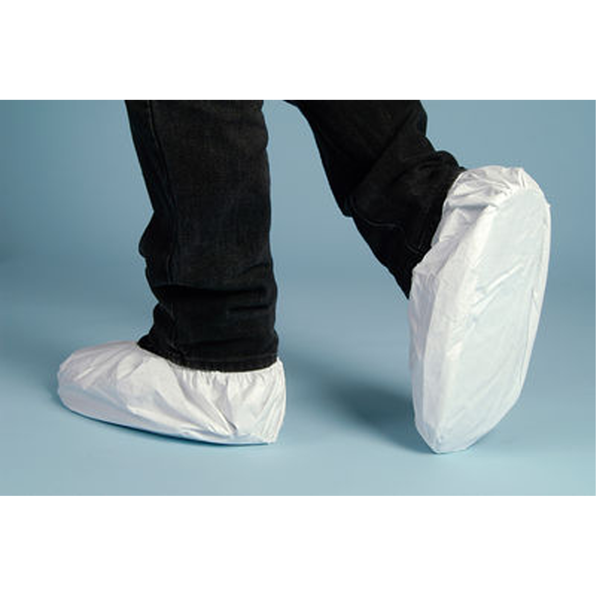 Couvre-chaussures , Grand, Microporeux, Blanc