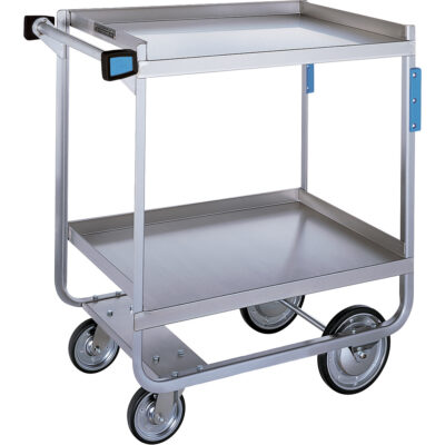 Chariots robustes à châssis en U, 2 Tiers, 19-3/8" la x 34-1/2" h x 32-5/8" p, Capacité 700 lb