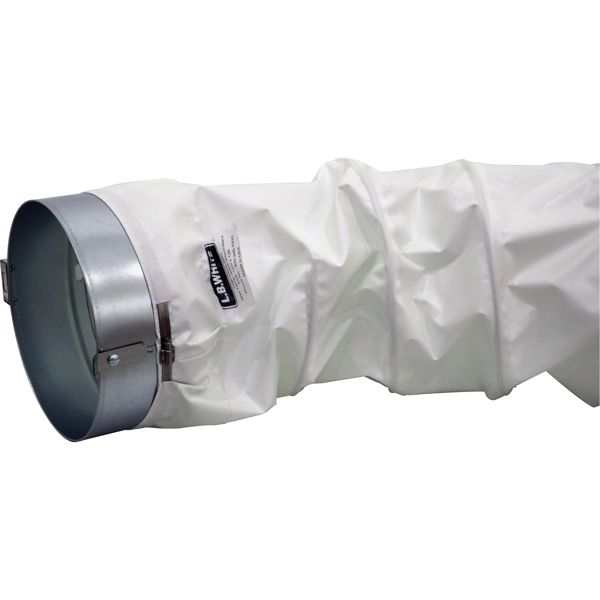 Trousse de canalisation de distribution blanc 12" x 12", adaptateur et bride