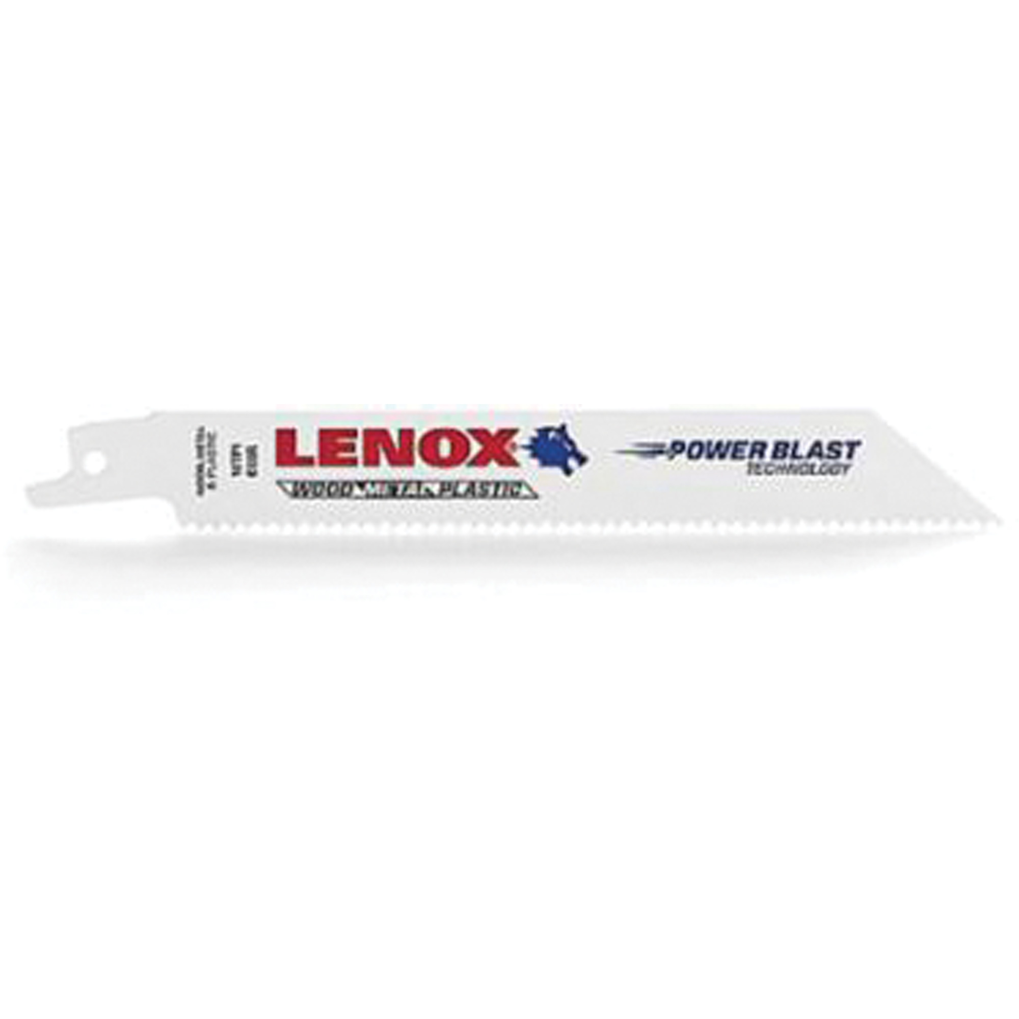 Lame de scie alternative d'usage général, Bimétal, 10 Dents par pouce, 6" lo x 3/4" la