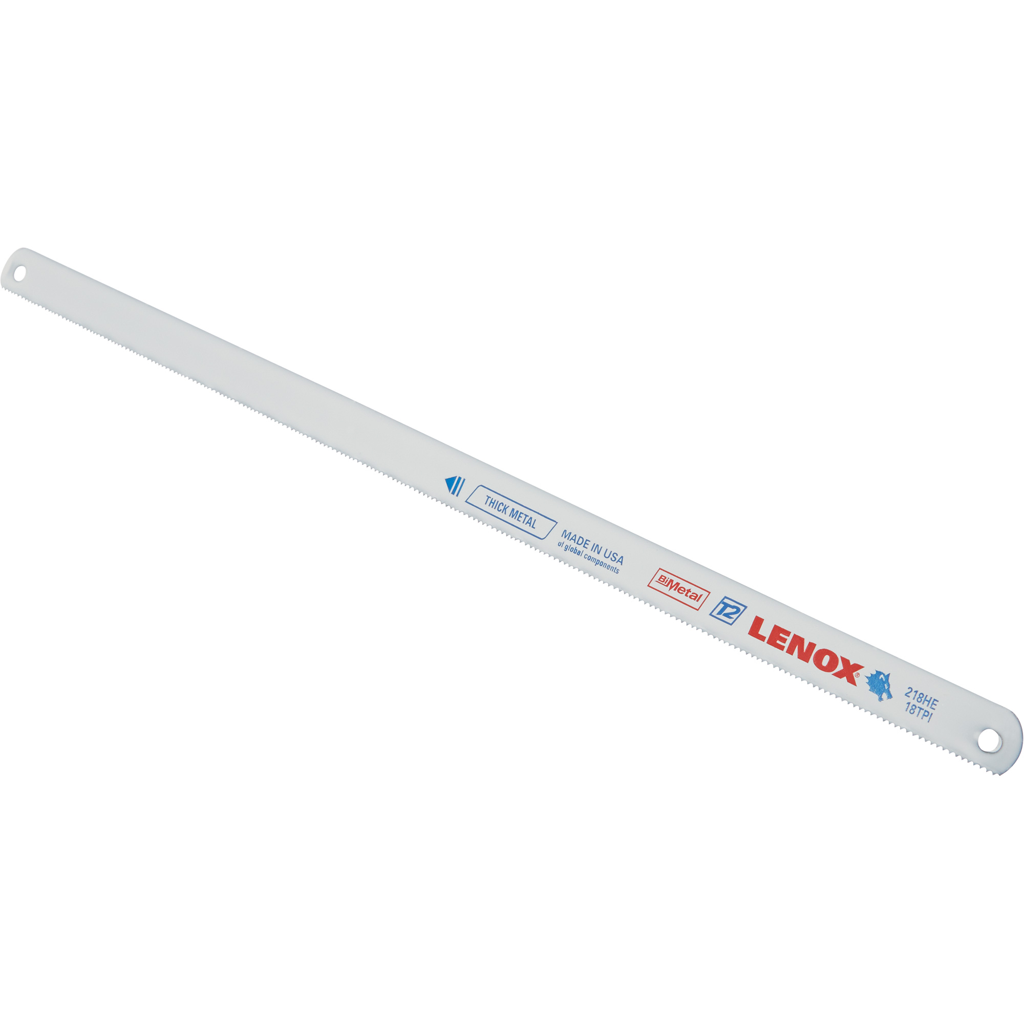 Lames de scie à métaux, Bimétal, 12" lo, 18 dents par pouce
