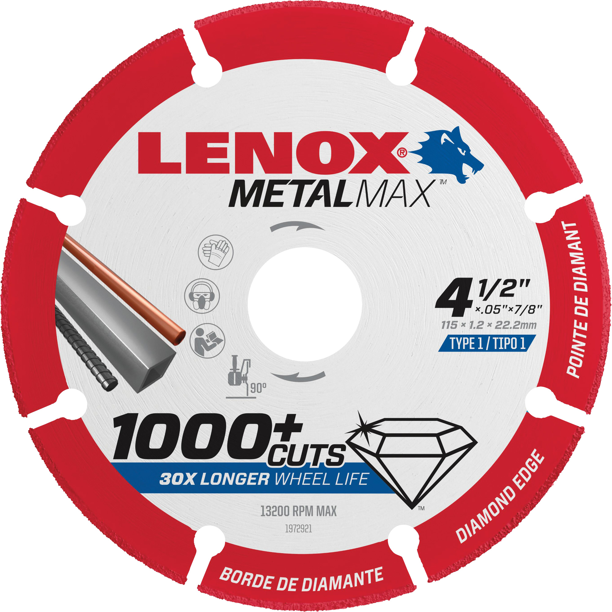 Lames de scie circulaire MetalmaxMC, 4-1/2", Pour Métal/Non ferreux