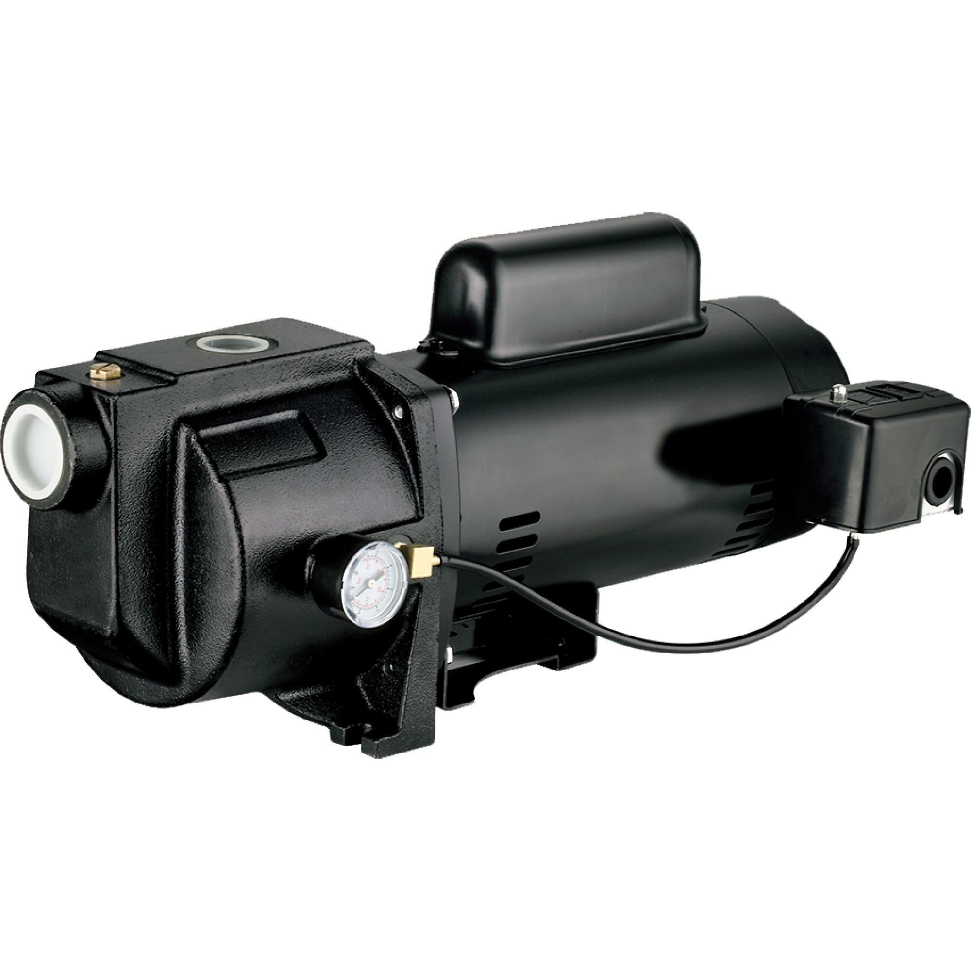 Pompe à jet en fonte à double tension pour puit peu profond, 115 V/230 V, 1260 gal./h, 1 CV