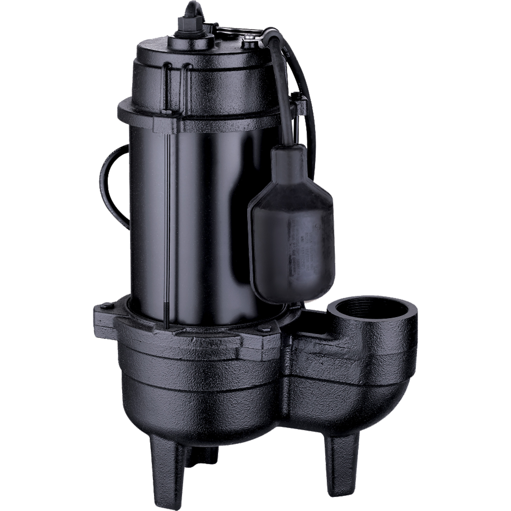 Pompe d'égout en fonte, 120 V, 9,5 A, 6000 gal./h, 1/2 CV