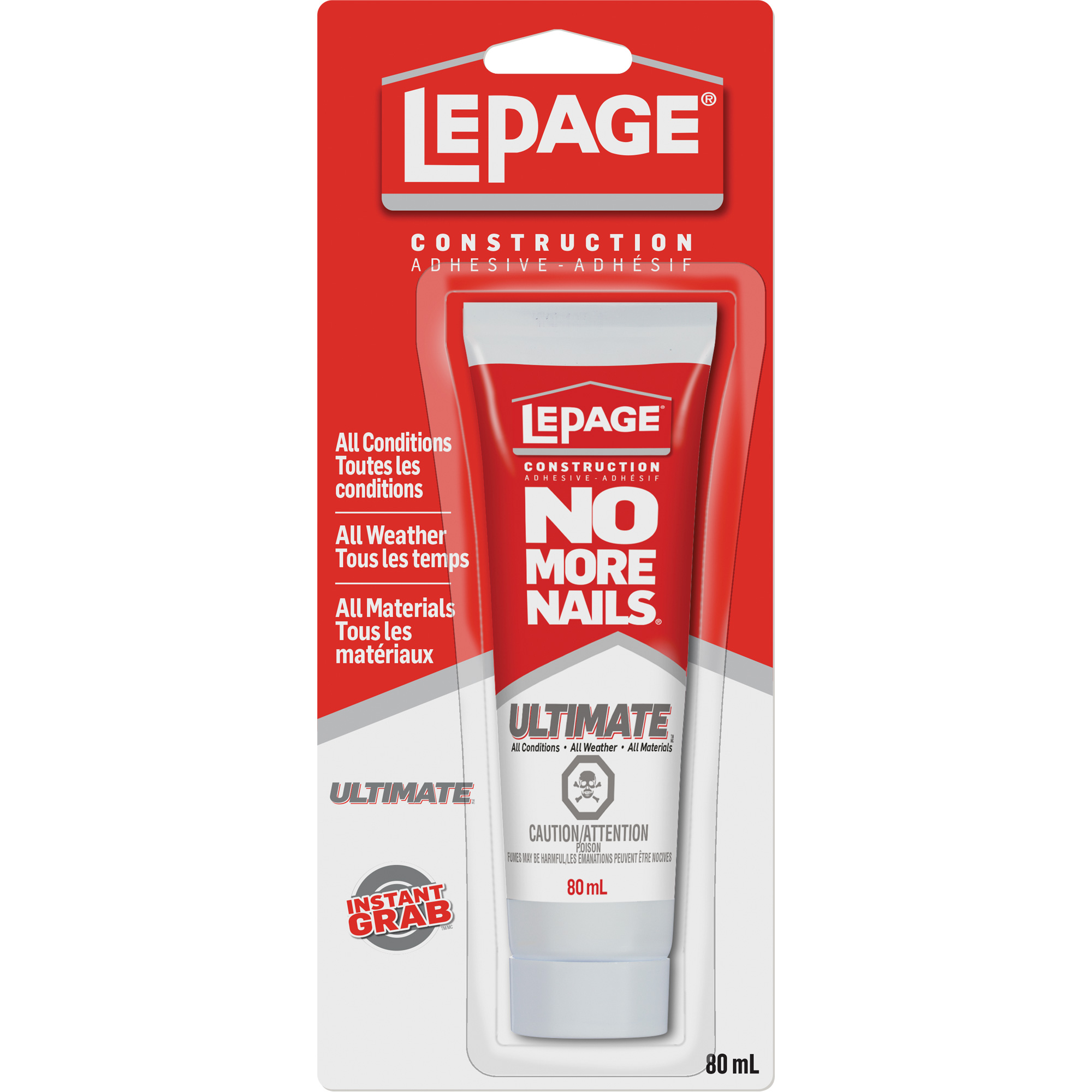Adhésif pour la construction No More NailsMD