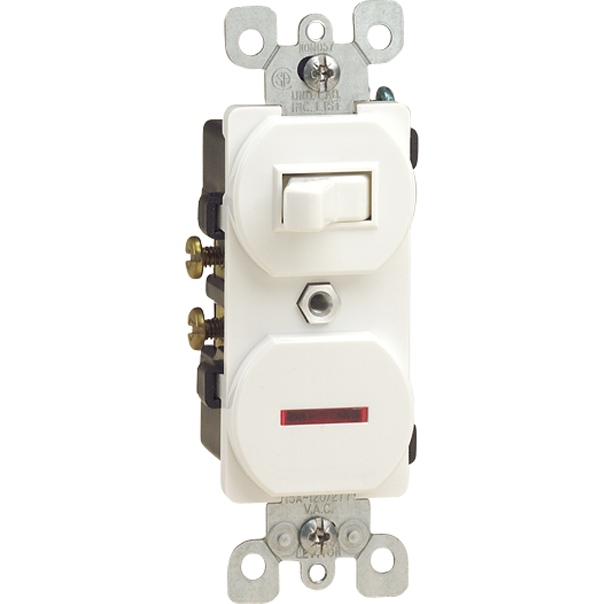 Combinaison interrupteur unipolaire & lampe témoin néon