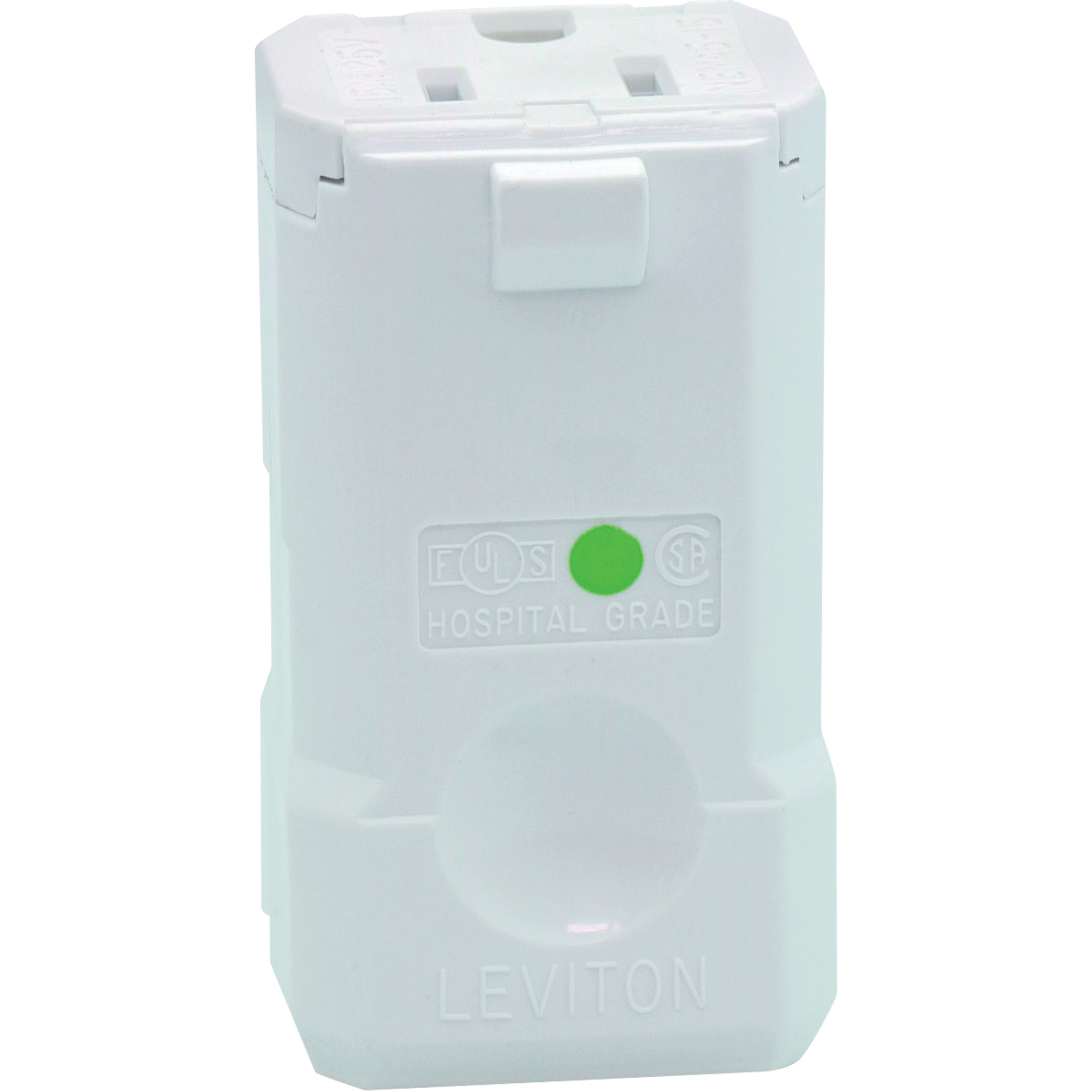 Connecteur de prise de rallonge de qualité hospitalière, 5-15R, Nylon