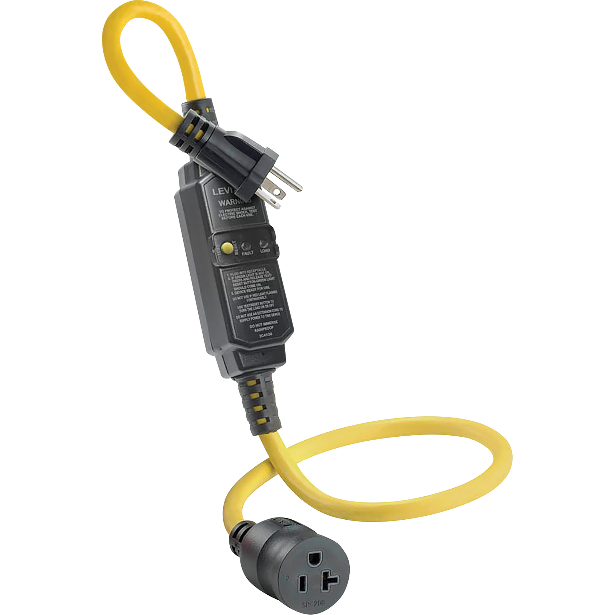 Cordon avec disjoncteur différentiel (DDFT) à réarmement automatique, 120 V, 20 A, Cordon de 3'