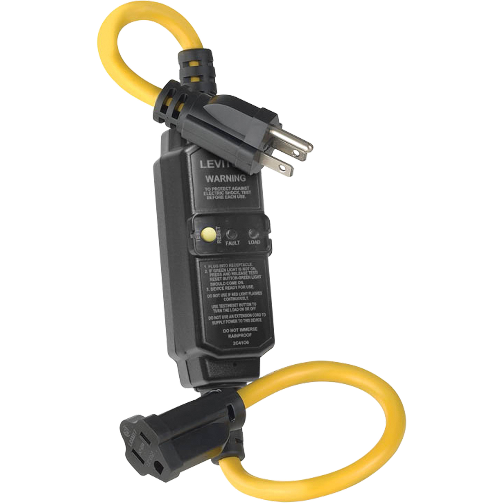 Ensemble DDFT à réarmement automatique et auto-test, 120 V, 15 A, Cordon de 2'