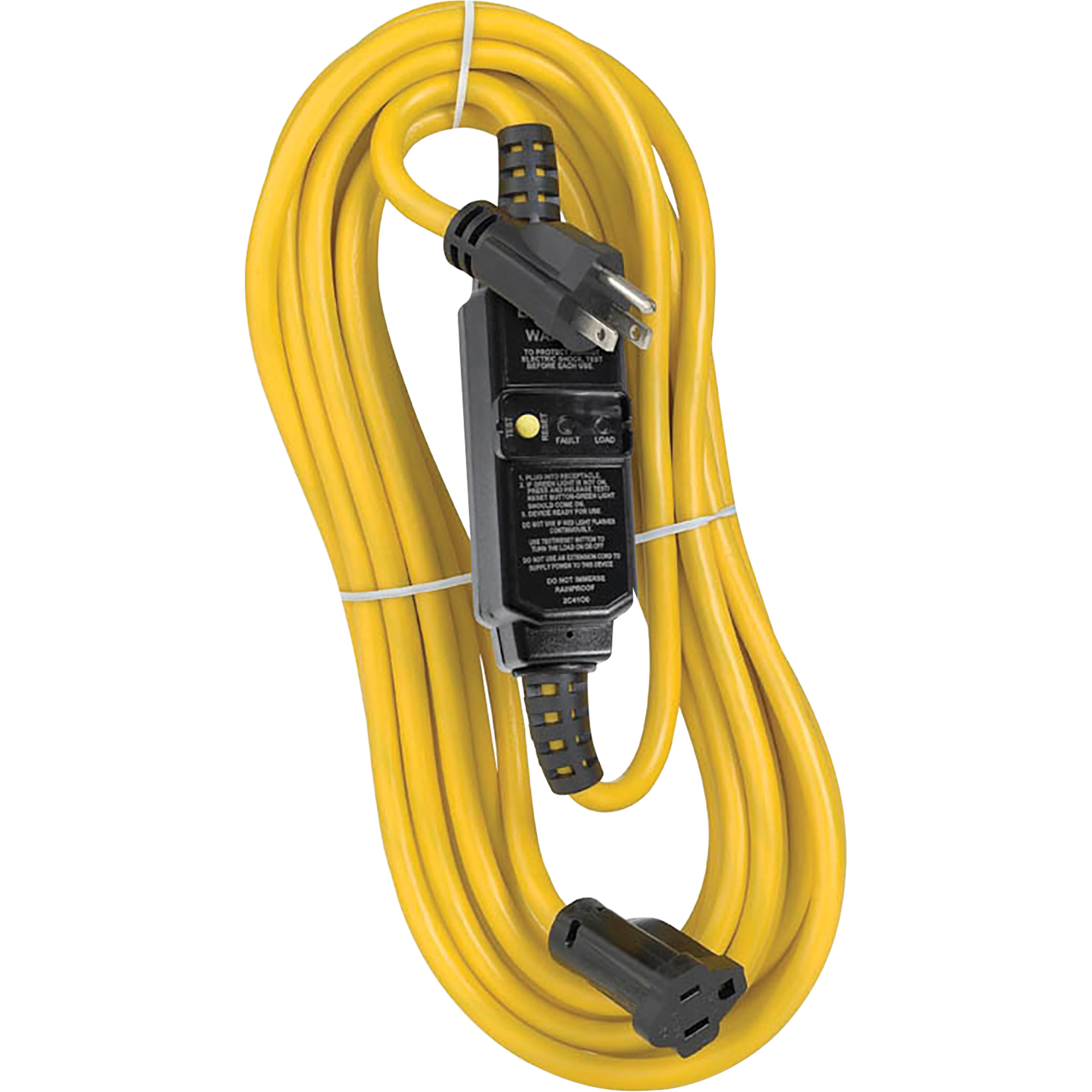 Ensemble de cordon DDFT à réinitialisation automatique, 120 V, 15 A, Cordon de 25'