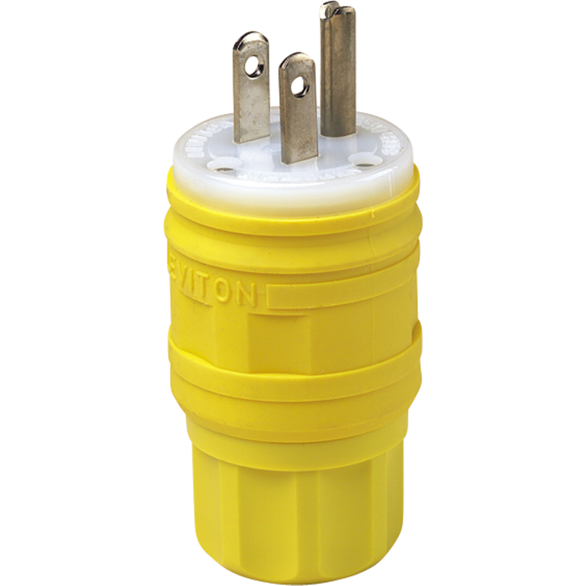 Fiche à lame droite de qualité commerciale, Plastique, 15 A, 125 V