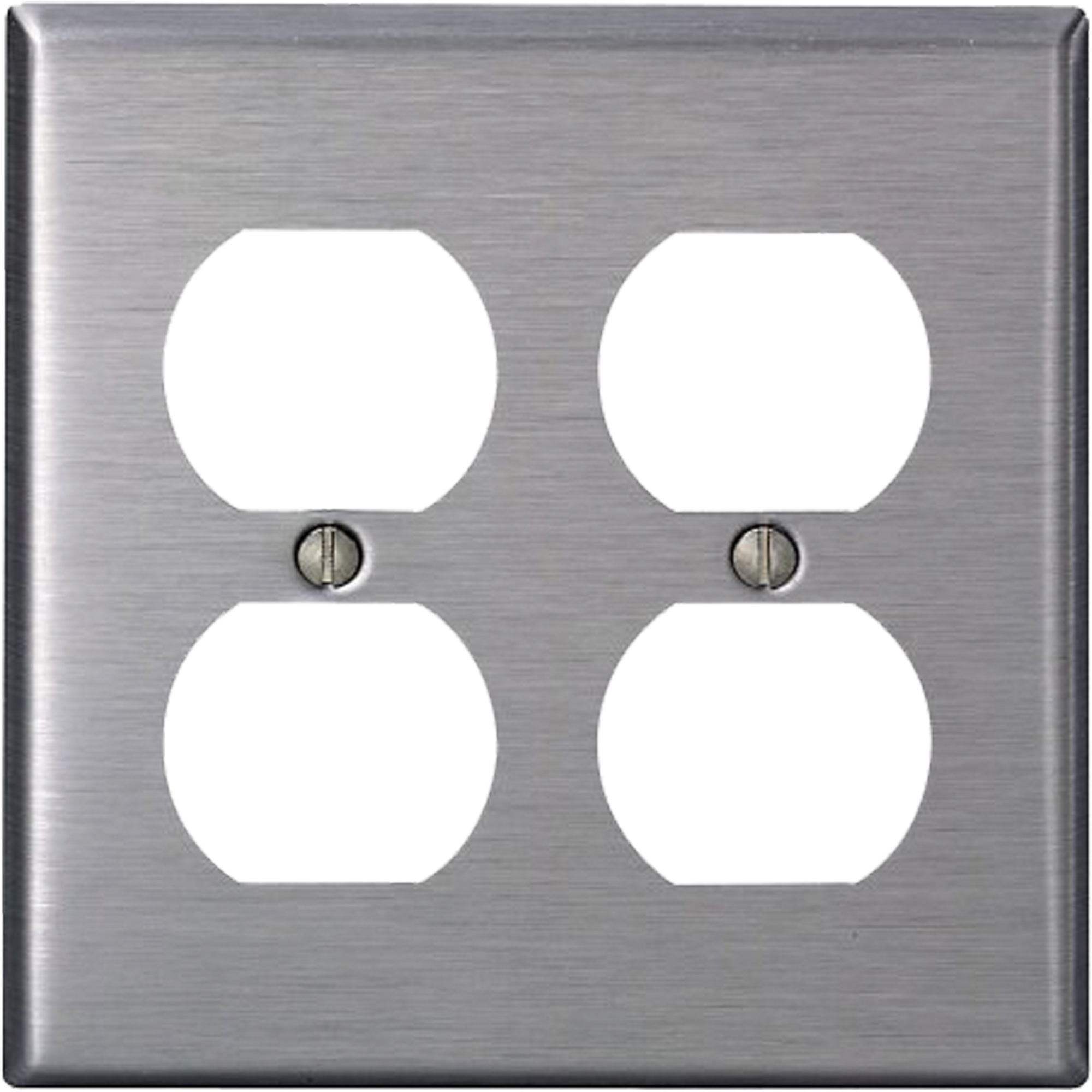 Plaque murale pour prise double