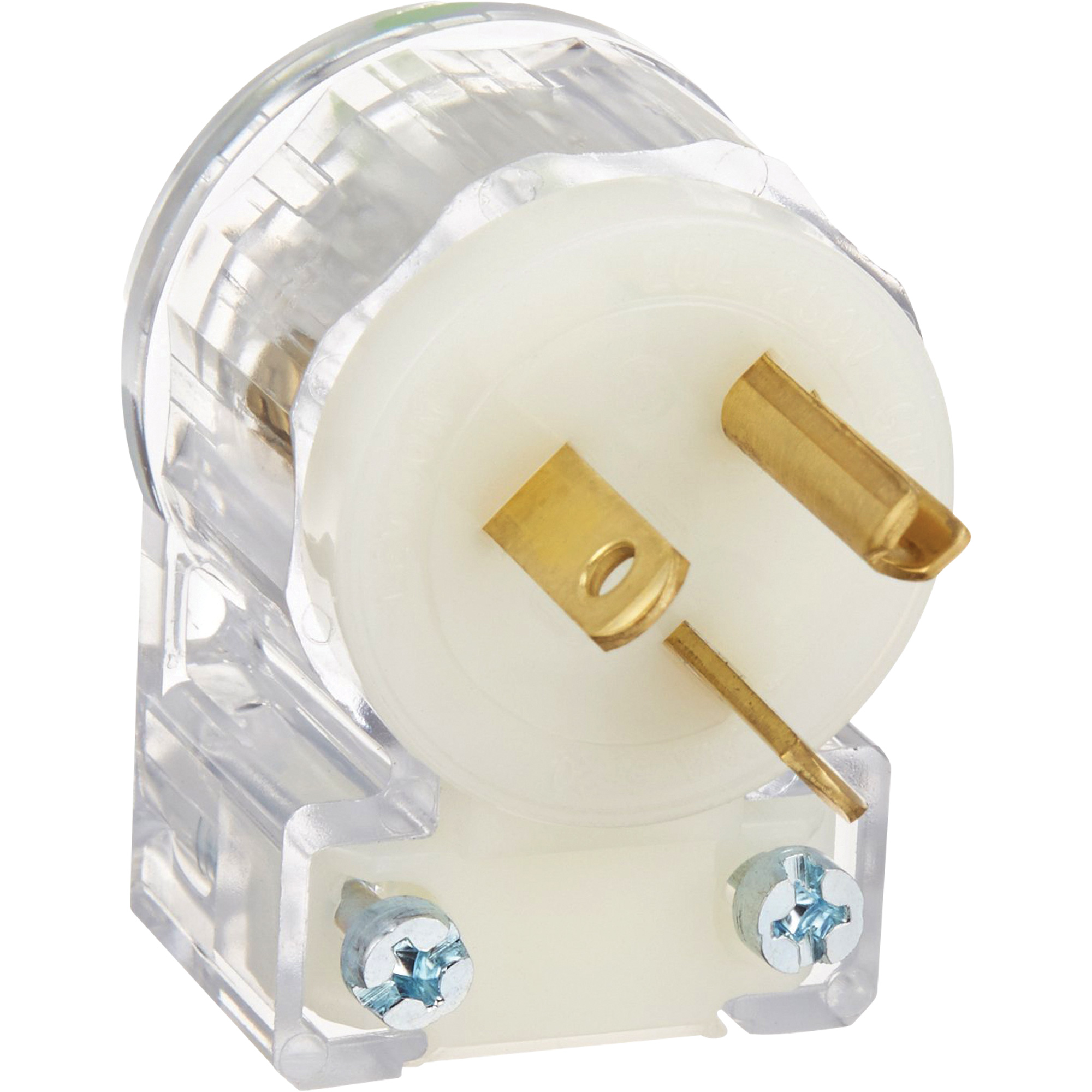 Prise de rallonge à angle de qualité hospitalière, Nylon, 20 A, 250 V