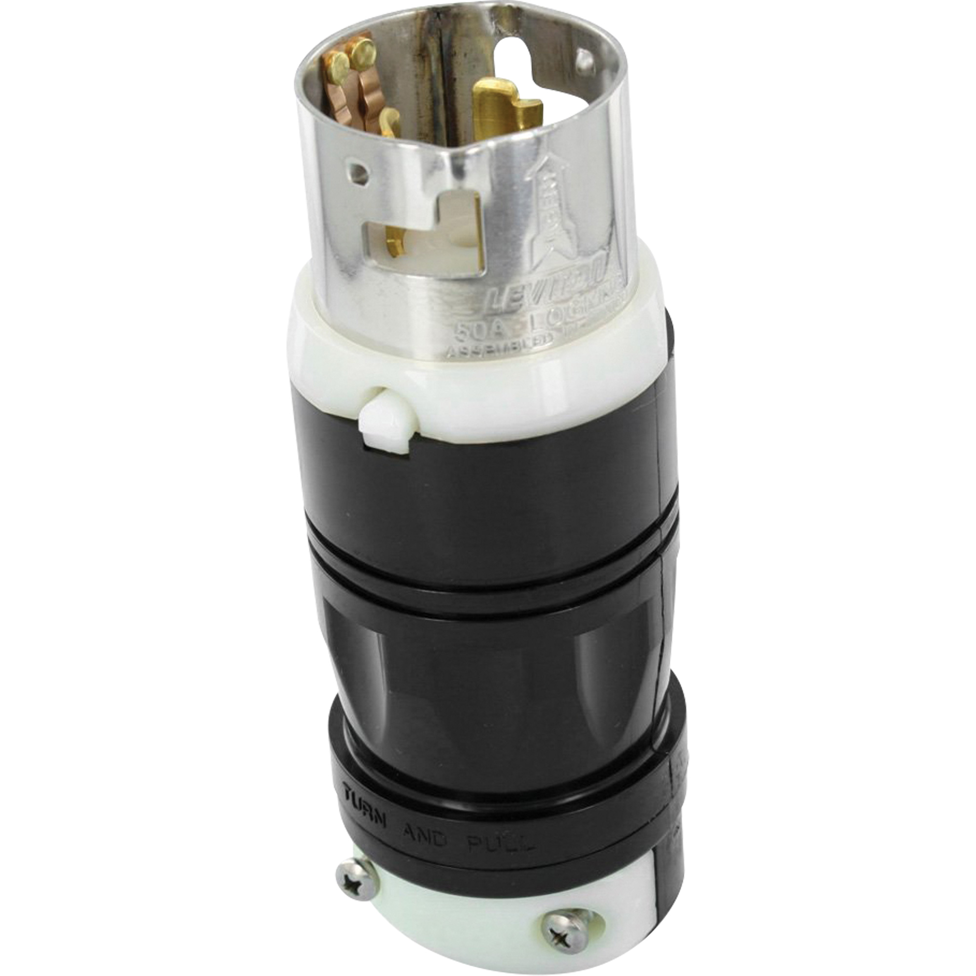 Prise verrouillable de style californien, Nylon, 50 A, 120 V/250 V, Non-NEMA