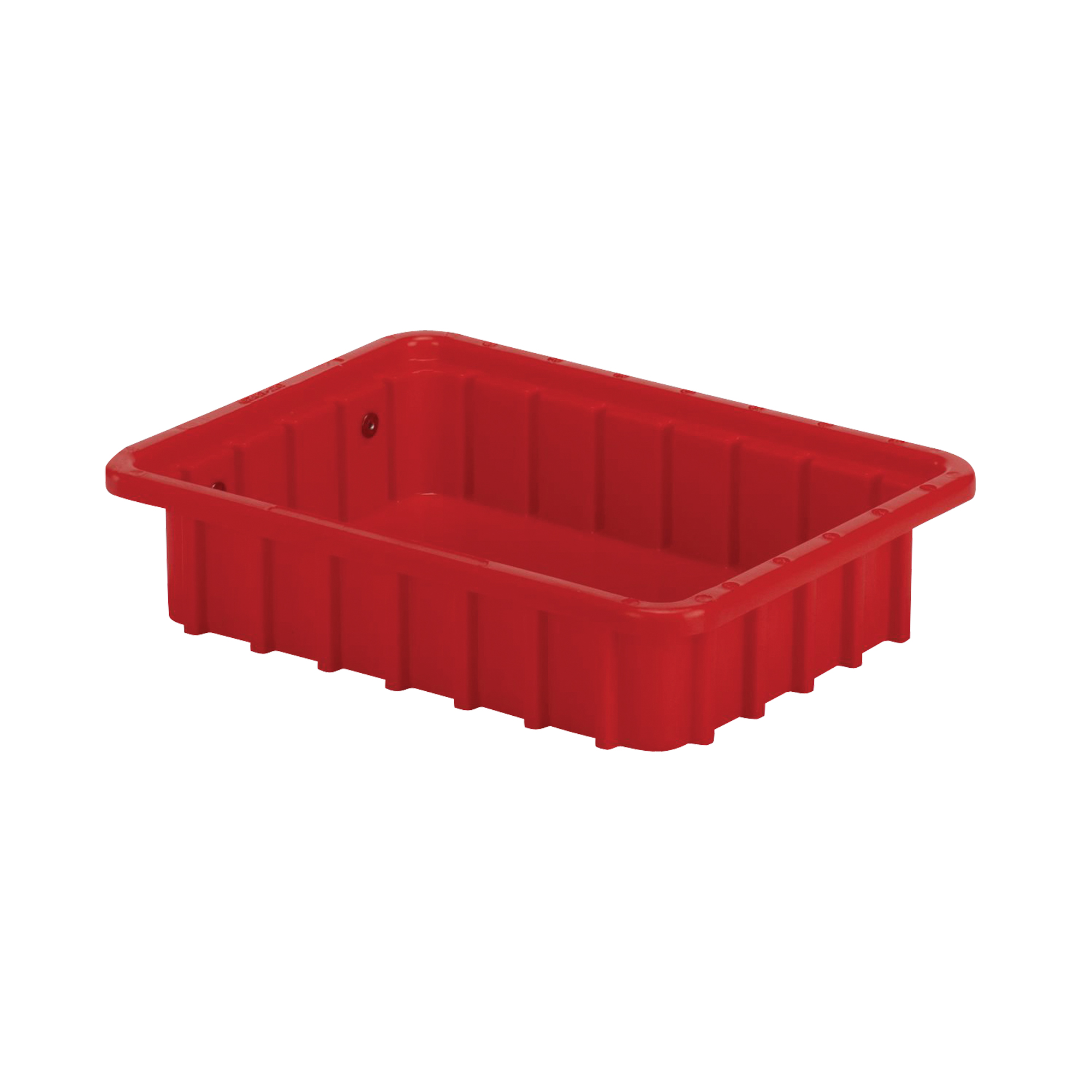 Contenants Divider BoxMD, Polyéthylène, 10,8" la x 8,3" p x 2,5" h, Rouge