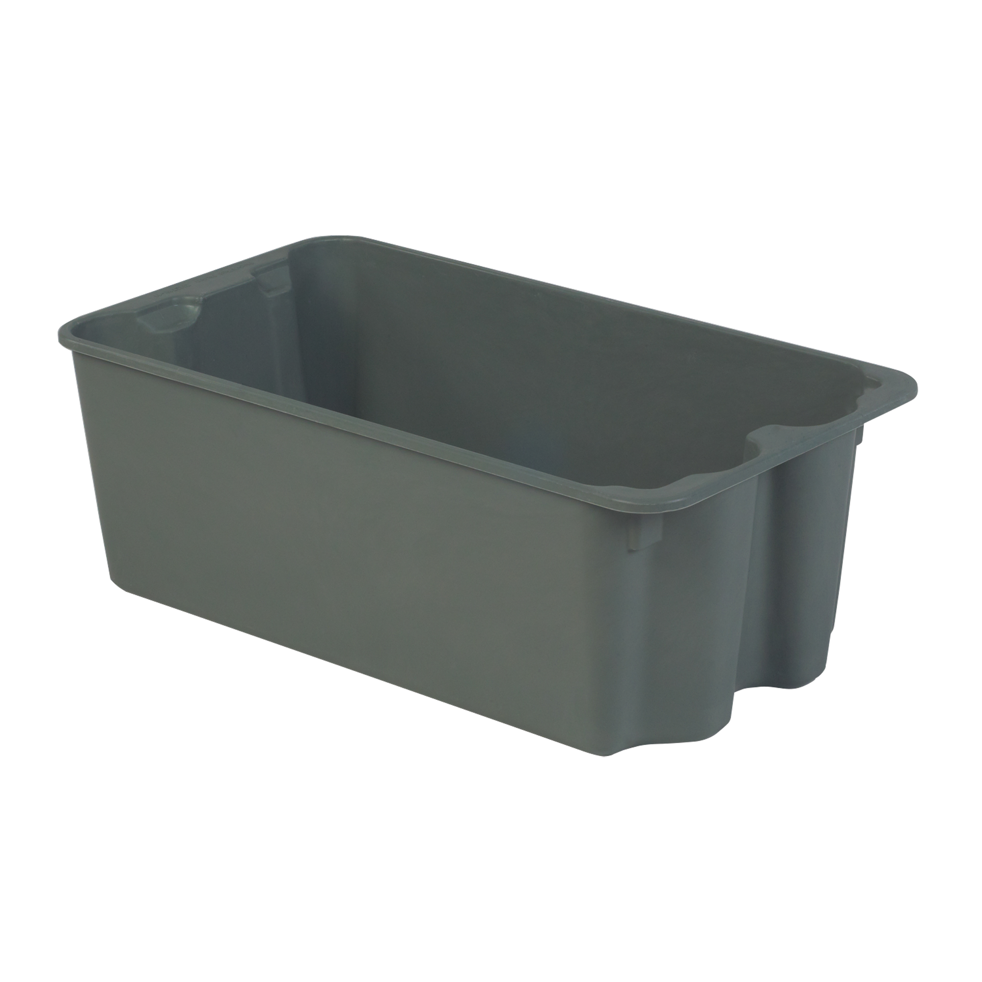 Contenants Stack-N-NestMD de Plexton, 16,9" la x 30,6" p x 11,1" h, Gris