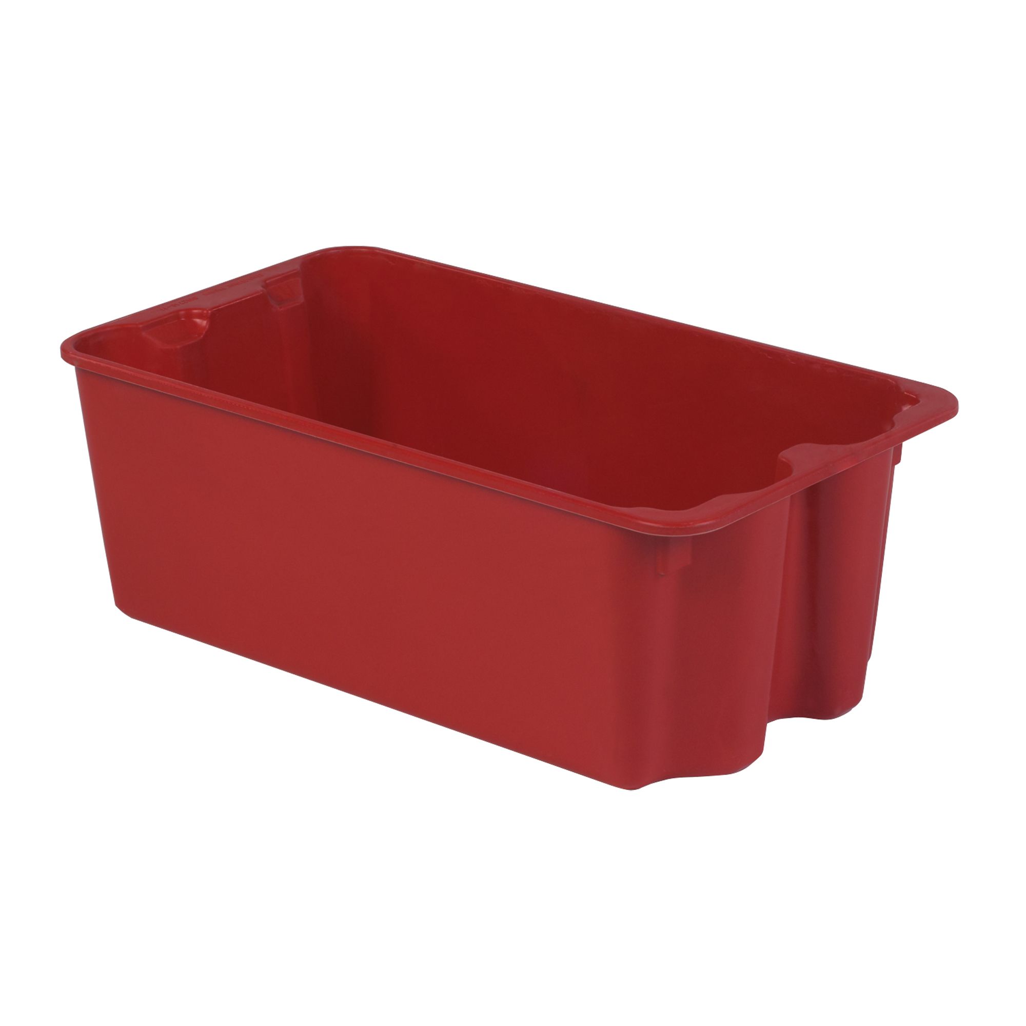 Contenants Stack-N-NestMD de Plexton, 16,9" la x 30,6" p x 11,1" h, Rouge