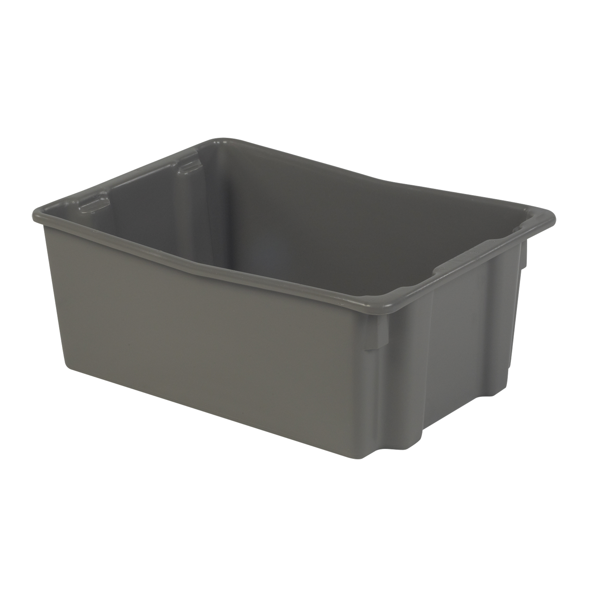 Contenants Stack-N-NestMD Polylewton, 10,5" x 26,1" x 18,7", Gris