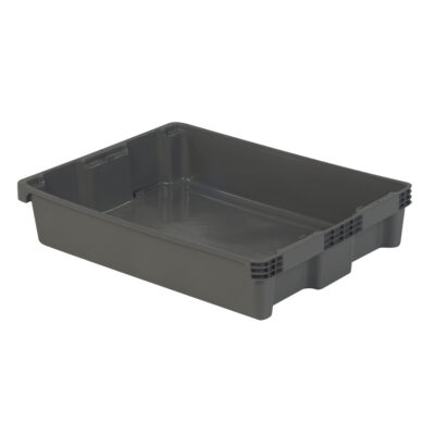 Contenants Stack-N-NestMD Polylewton, 6,1" x 29,6" x 22,4", Gris