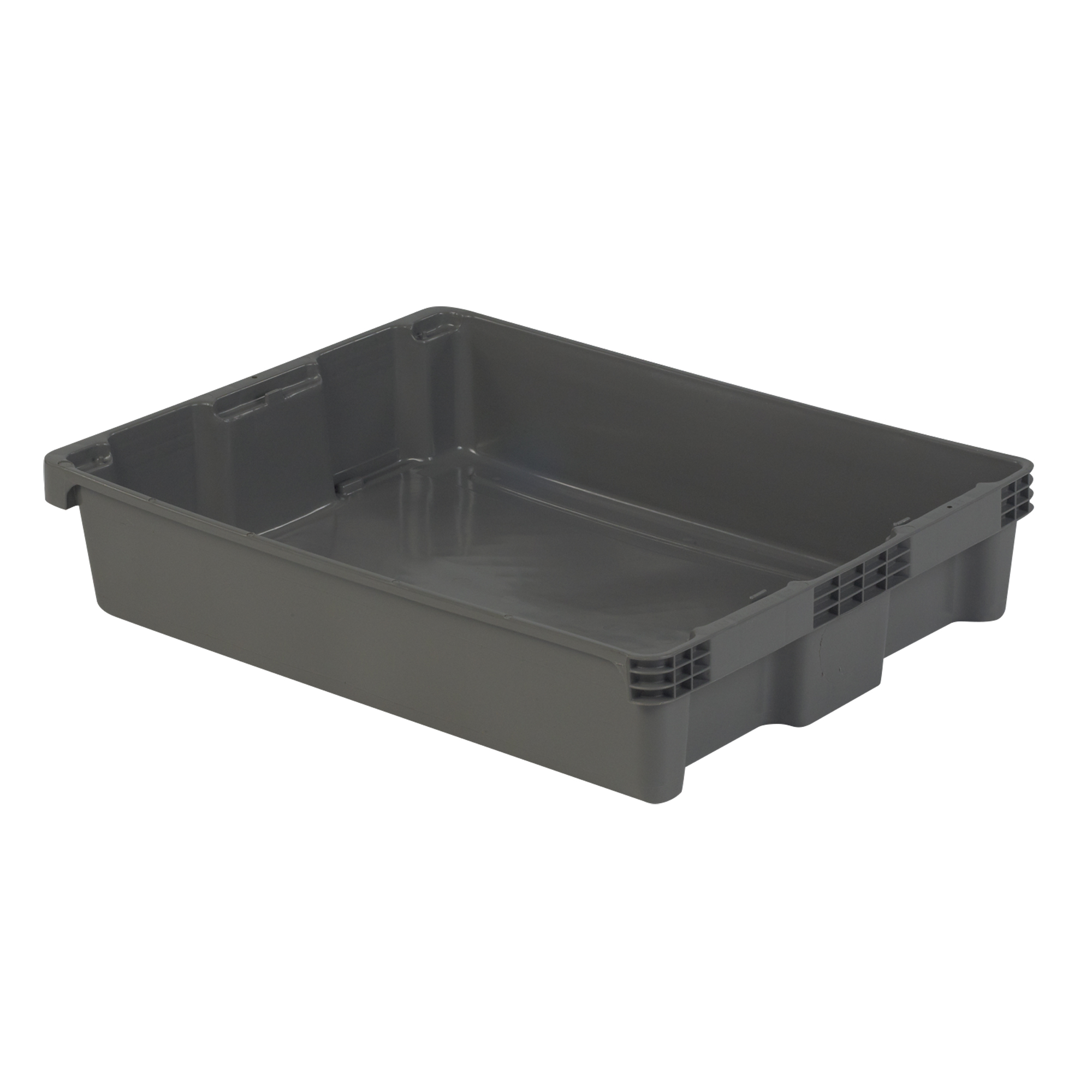 Contenants Stack-N-NestMD Polylewton, 6,1" x 29,6" x 22,4", Gris