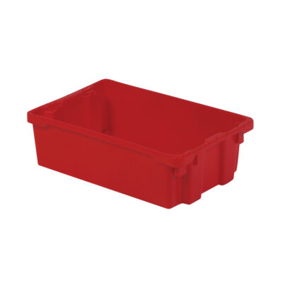 Contenants Stack-N-NestMD Polylewton, 6,2" x 20,1" x 13", Rouge