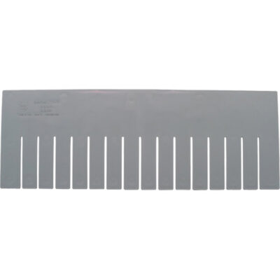 Diviseur court pour conteneur divisible en grille