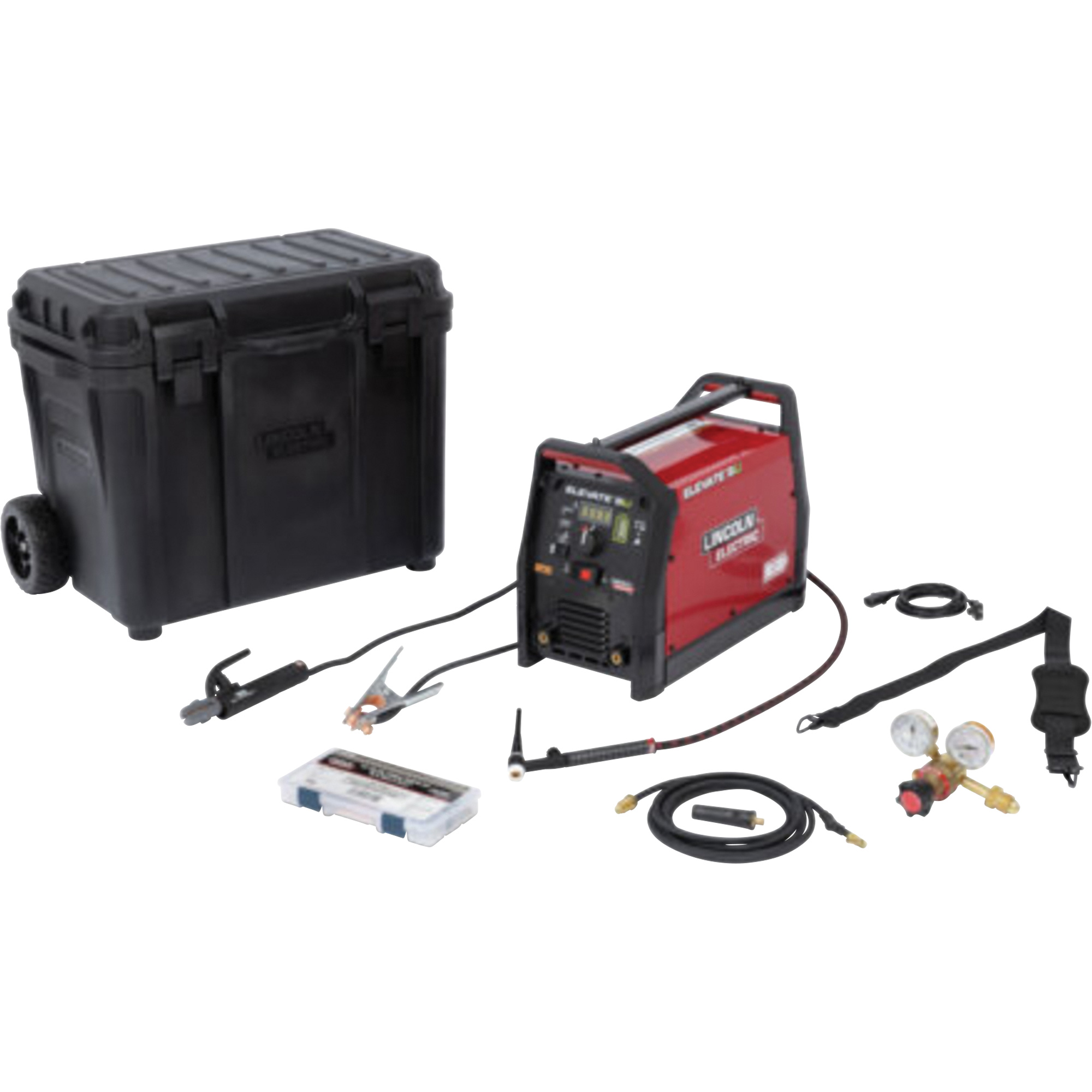 Ensemble de soudeuse TIG à batterie ElevateMC SLi avec boîtier roulant