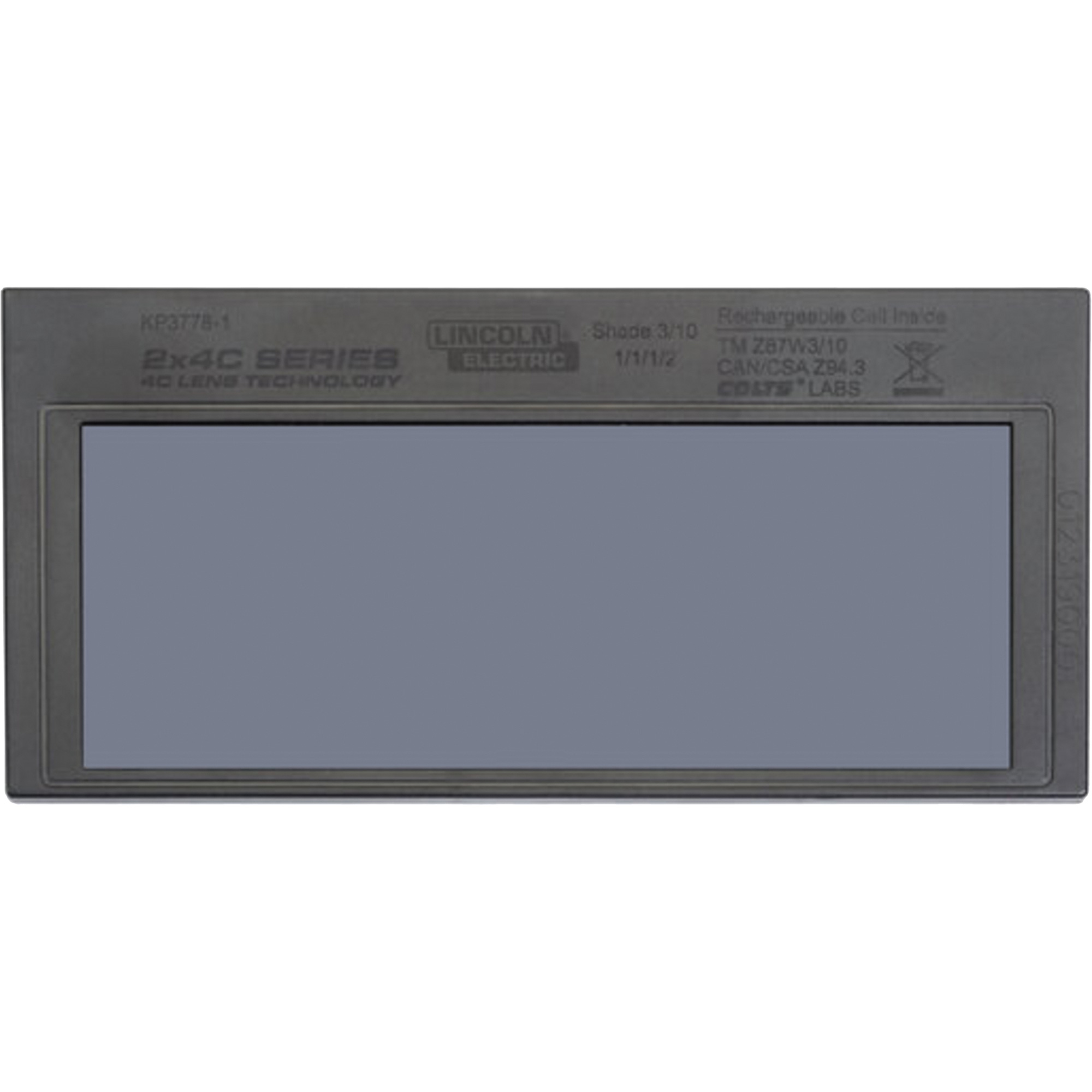 Lentille auto-assombrissante VIKINGMC série 2x4CMD avec opacité fixe de 10