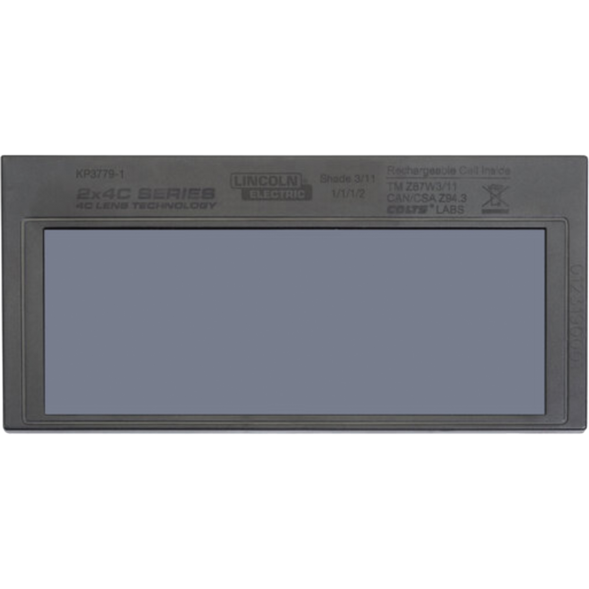 Lentille auto-assombrissante VIKINGMC série 2x4CMD avec opacité fixe de 11
