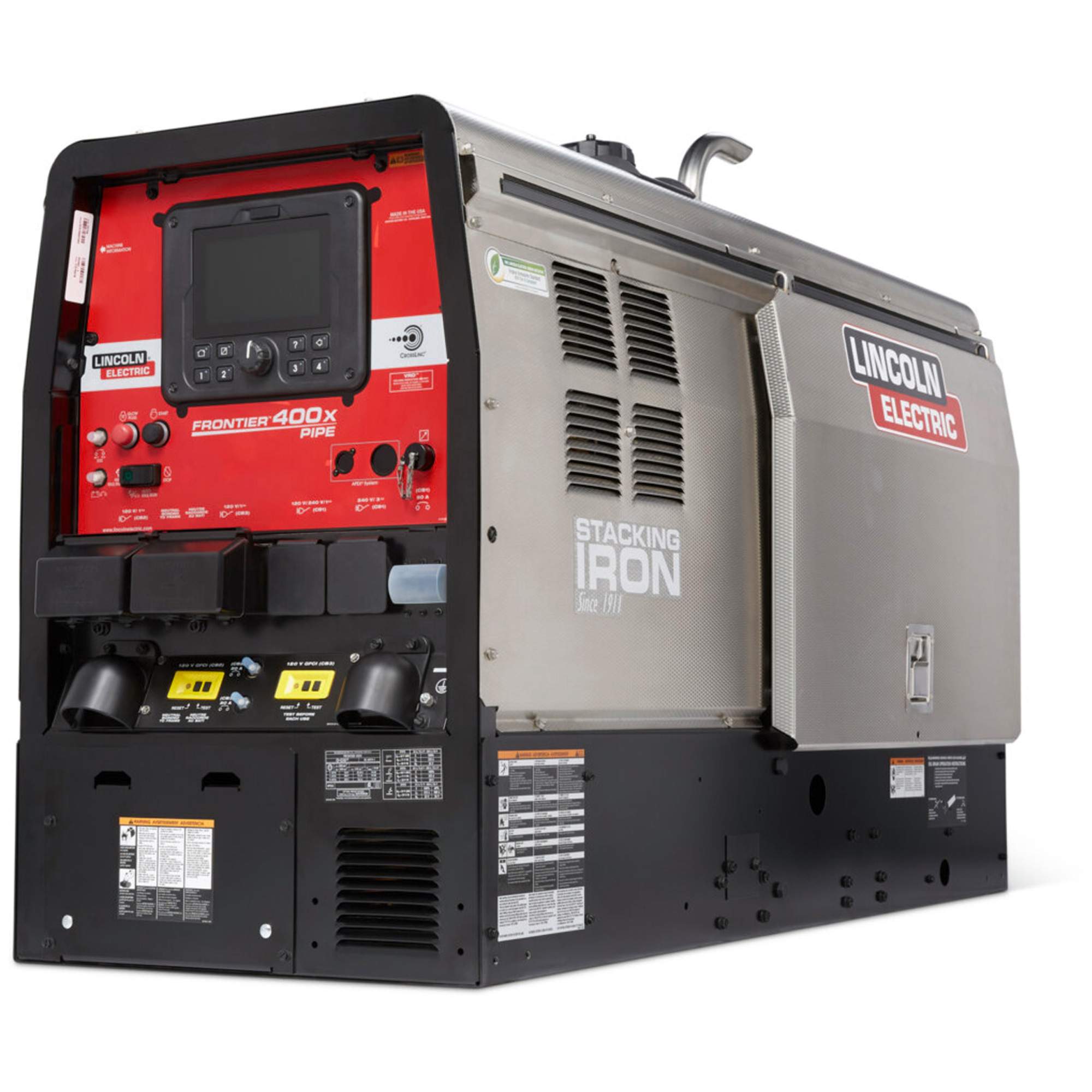 Machine à souder/génératrice avancé entraîné par moteur FrontierMD 400X Pipe
