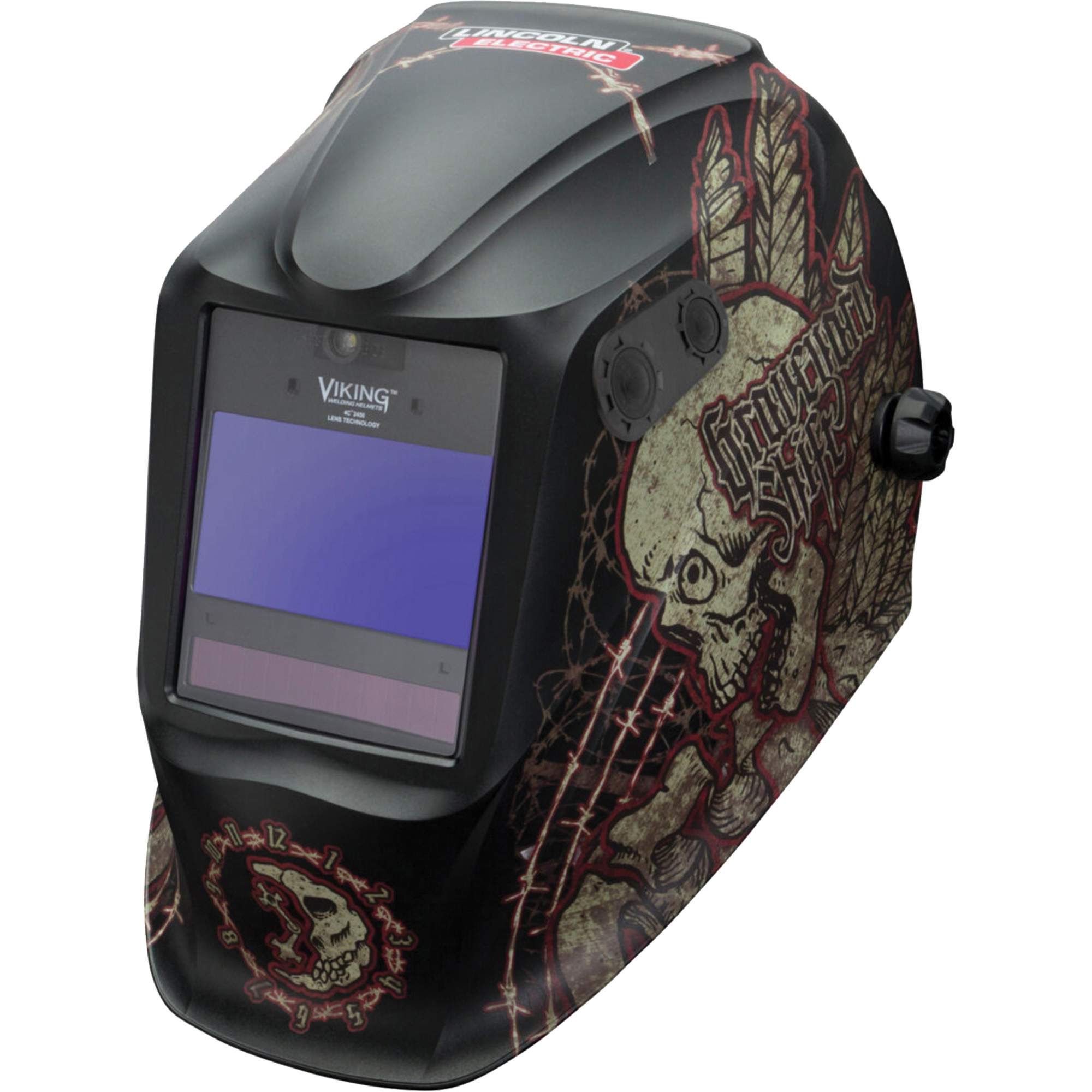 Masque de soudage VIKINGMC 2450 série ADV Graveyard ShiftMD, 3,82" lo x 2,44" la Champ de vision, Teinte 5 - 13