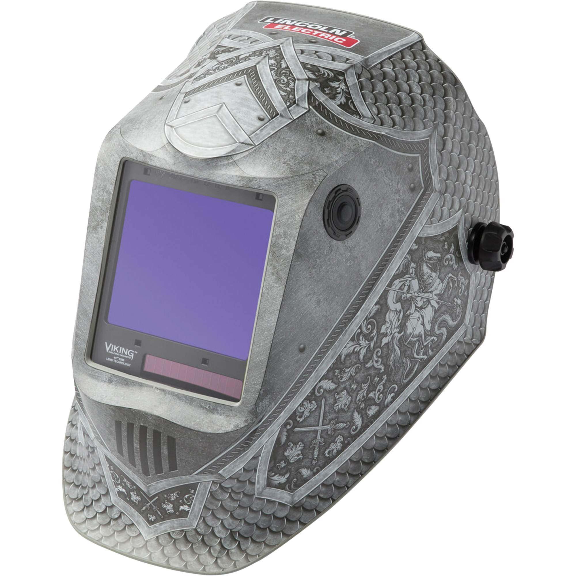 Masque de soudage VIKINGMC 3350 MedievalMD, 3,74" lo x 3,34" la Champ de vision, Teinte 5 - 13